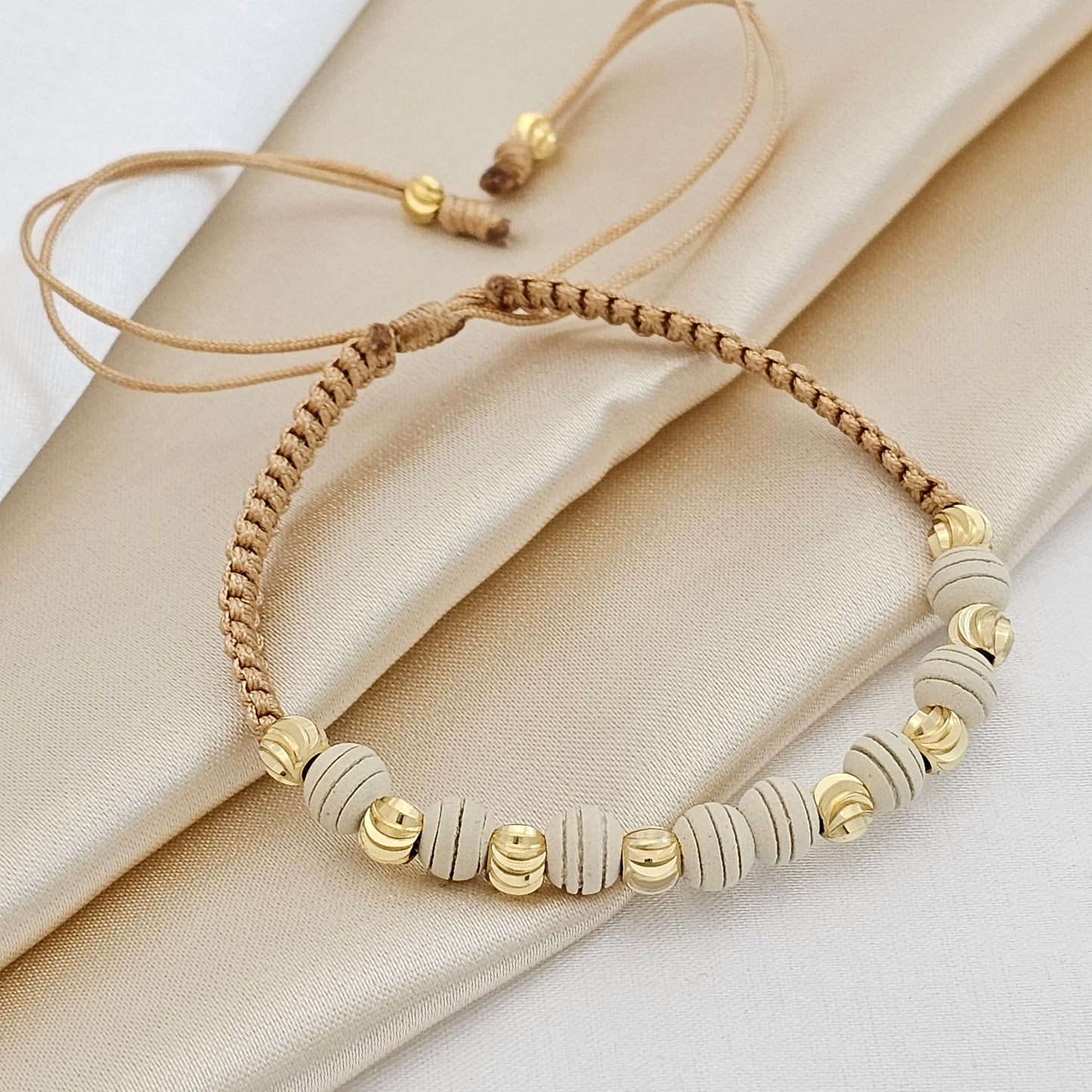 PULSERA GOLD ITALIANO #5 NEOP #6 BEIGE