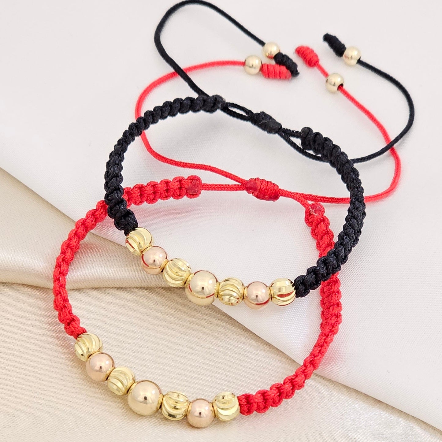 PULSERA GOLD DUO # 6 # - 4 ITALIANO # 5 ROSADO
