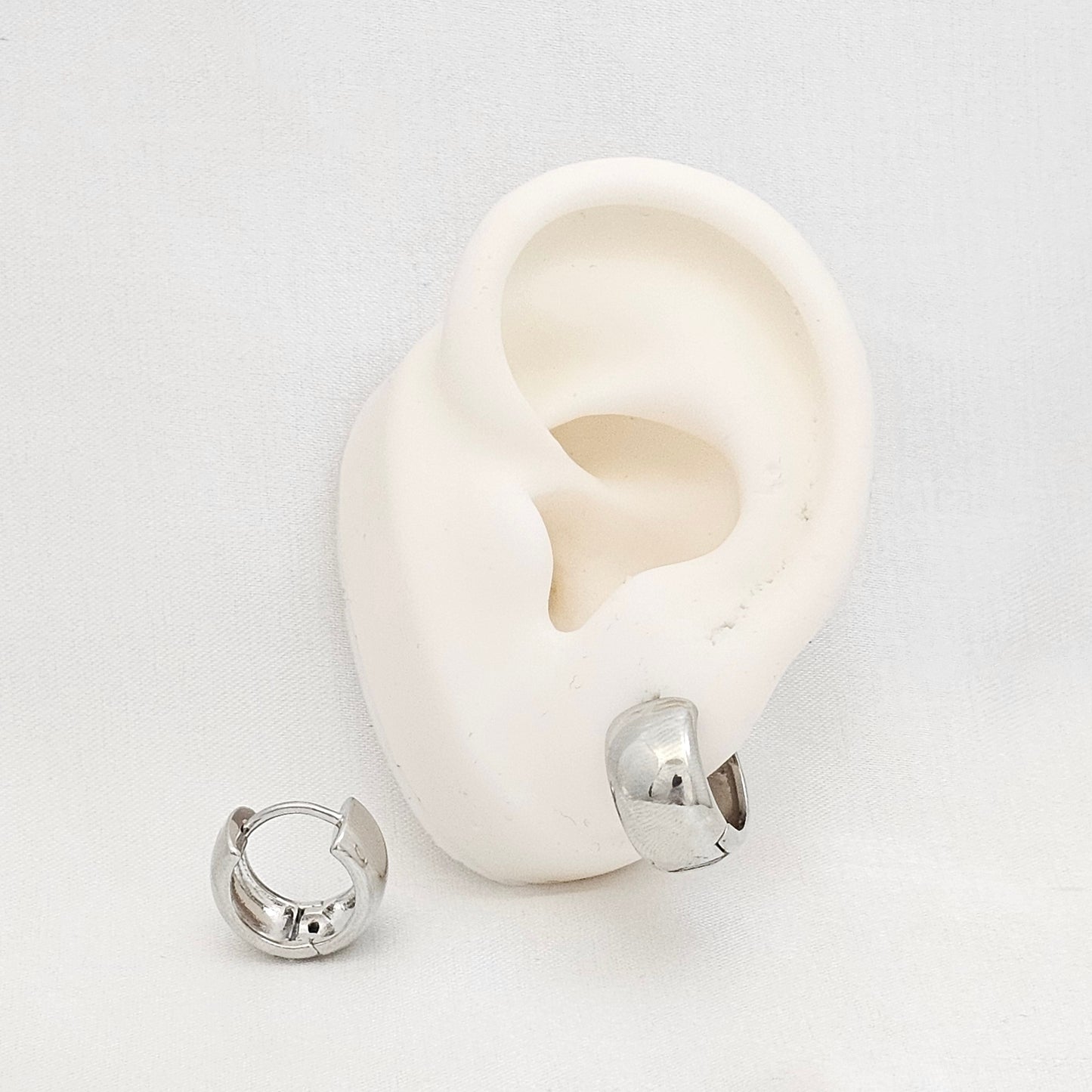 CANDONGA GRUESA LISA 12MM PLATEADO RF K4356