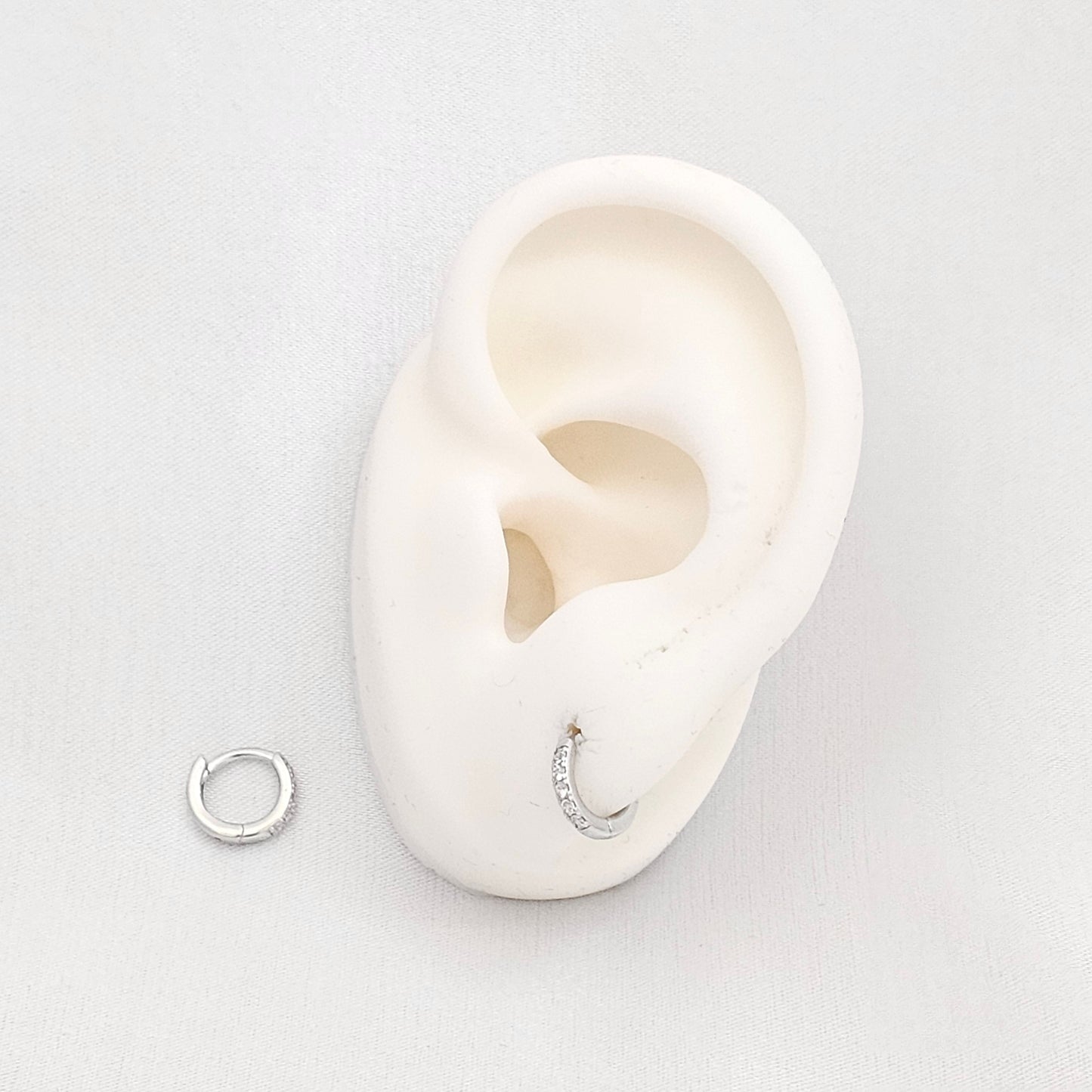 CANDONGA 10MM CIRCONES PLATEADO RF K4376