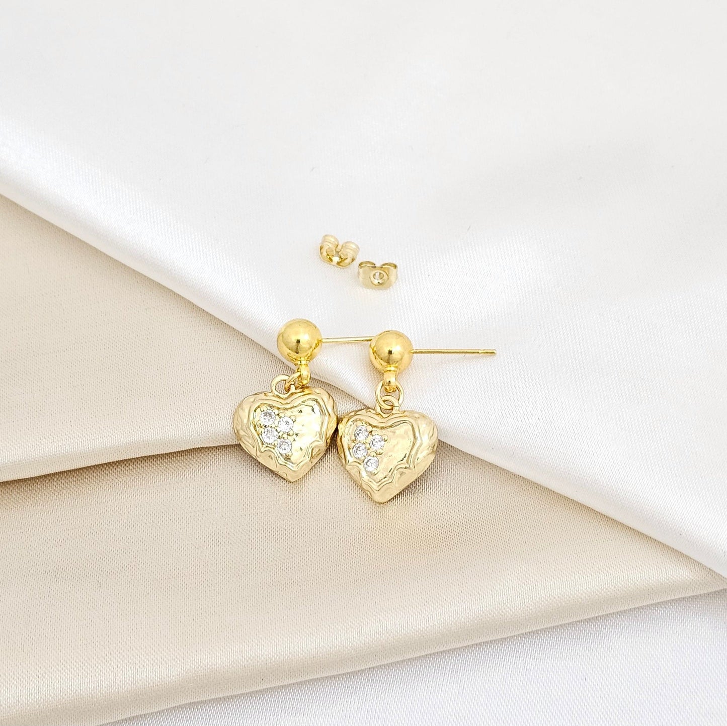 TOPO BALIN CON DIJE CORAZON CIRCONES DORADO RF K5668