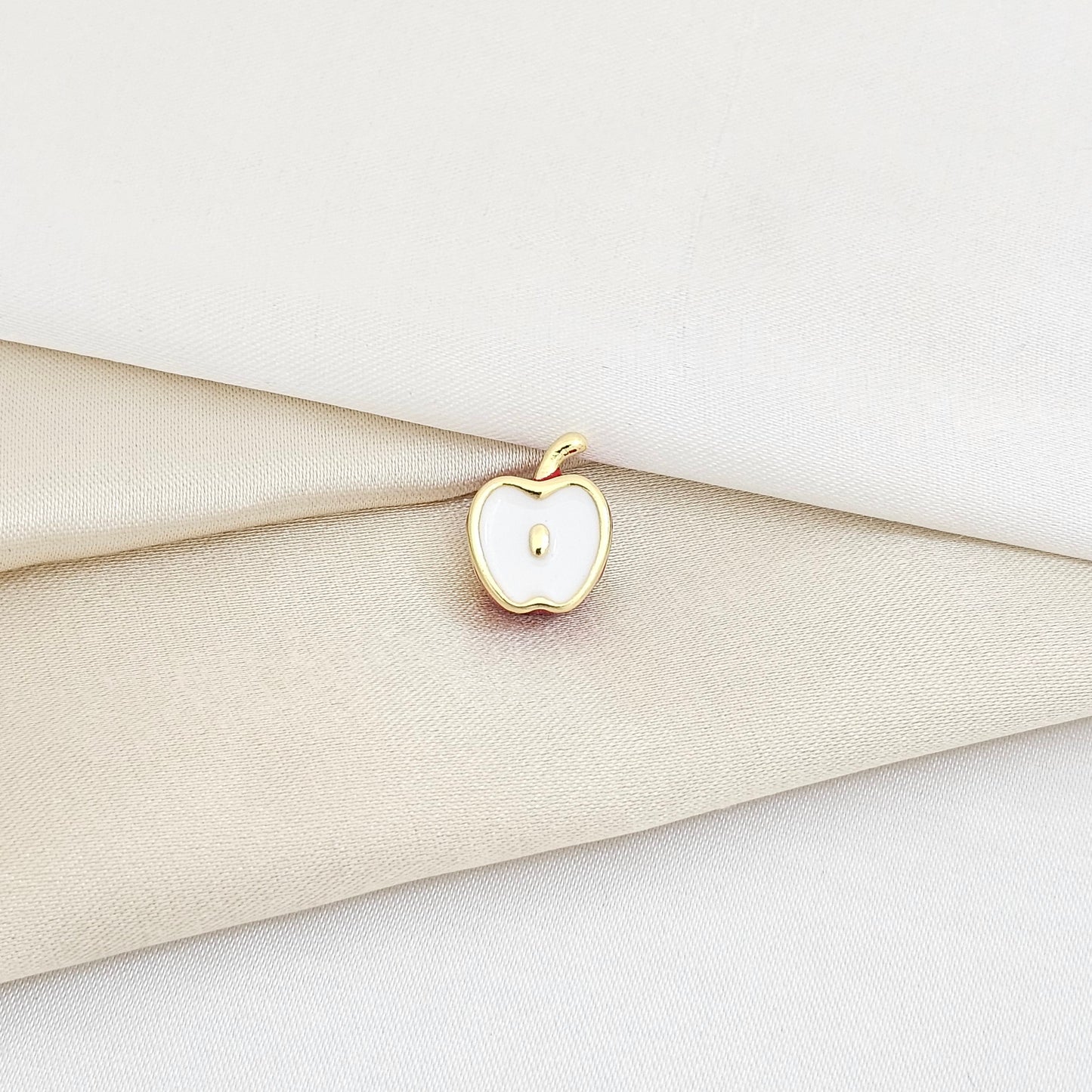 CHARM MEDIA MANZANA ROJA Y DORADO RF K5966