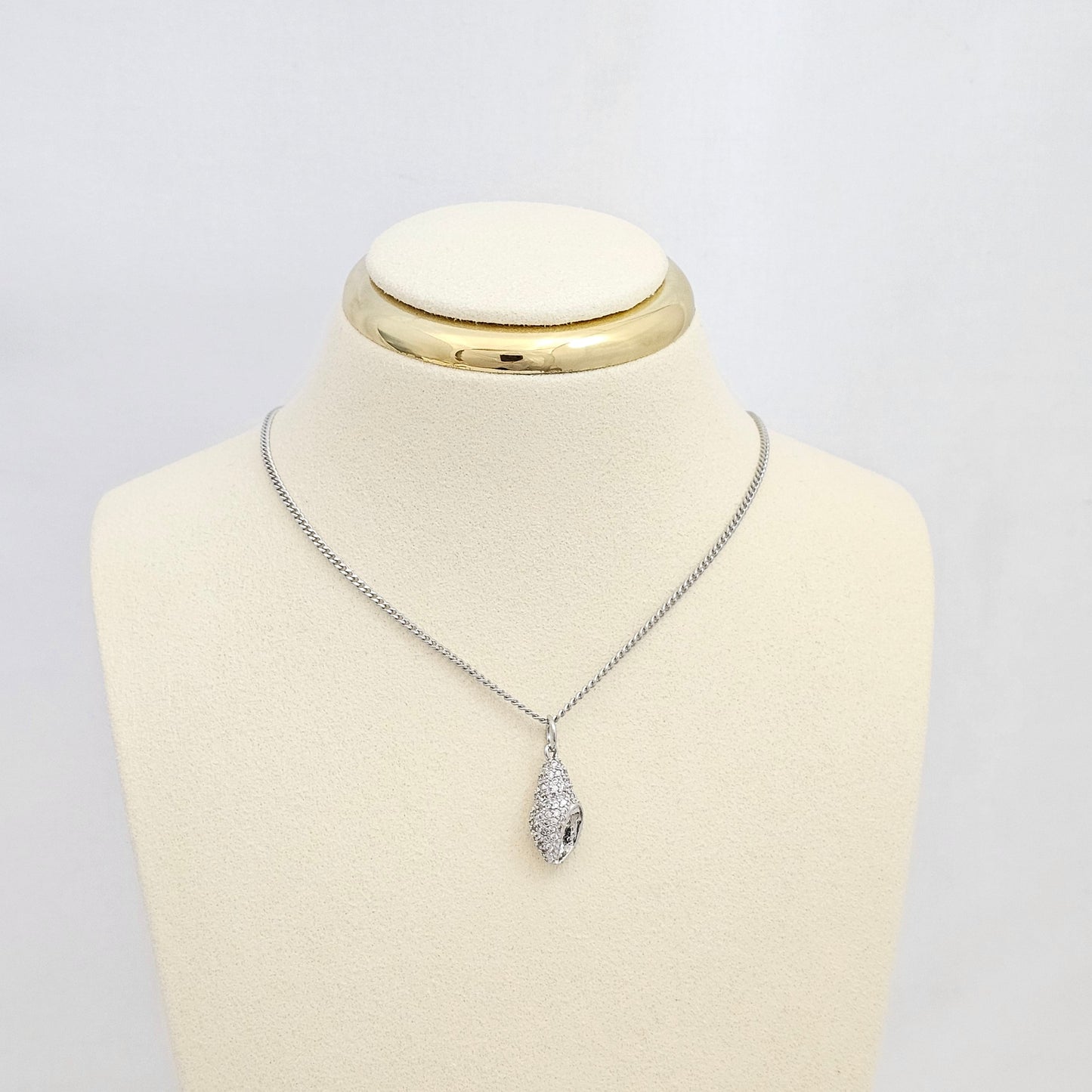 DIJE MINI CARACOLA CIRCONES PLATEADO RF K6693