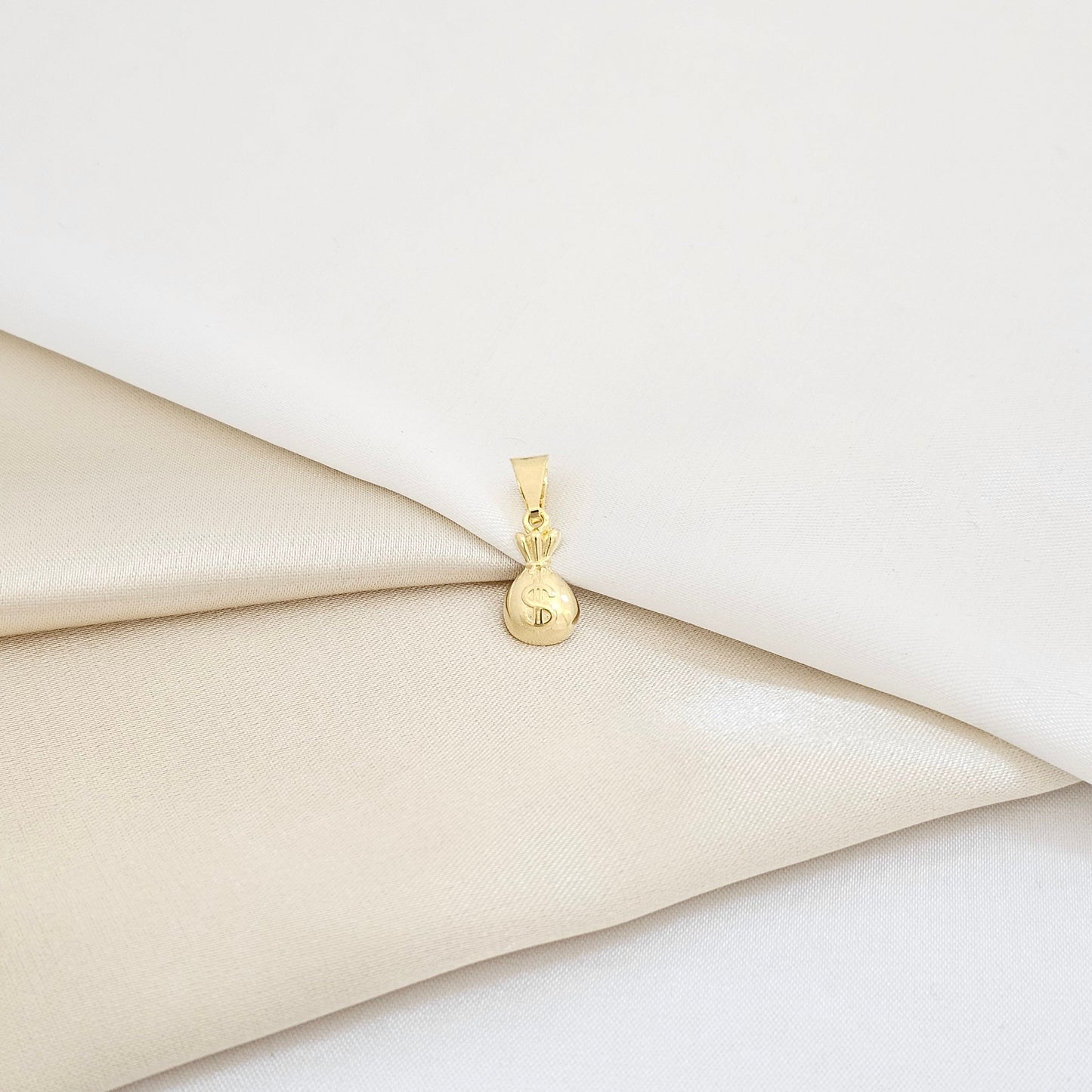 DIJE BOLSA DE DINERO LAM 18K B/23122