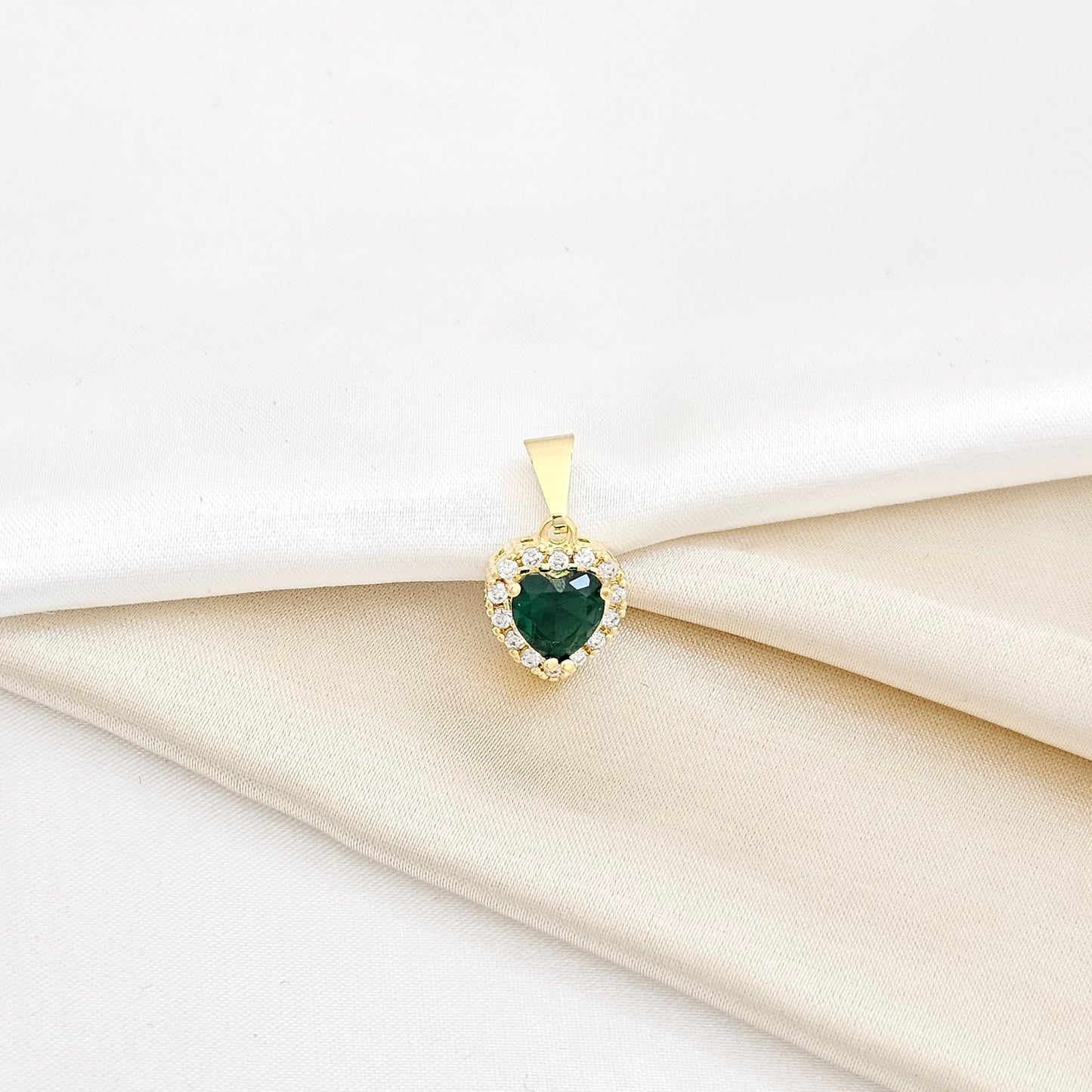 DIJE GREEN HEART LAM18K - 23224