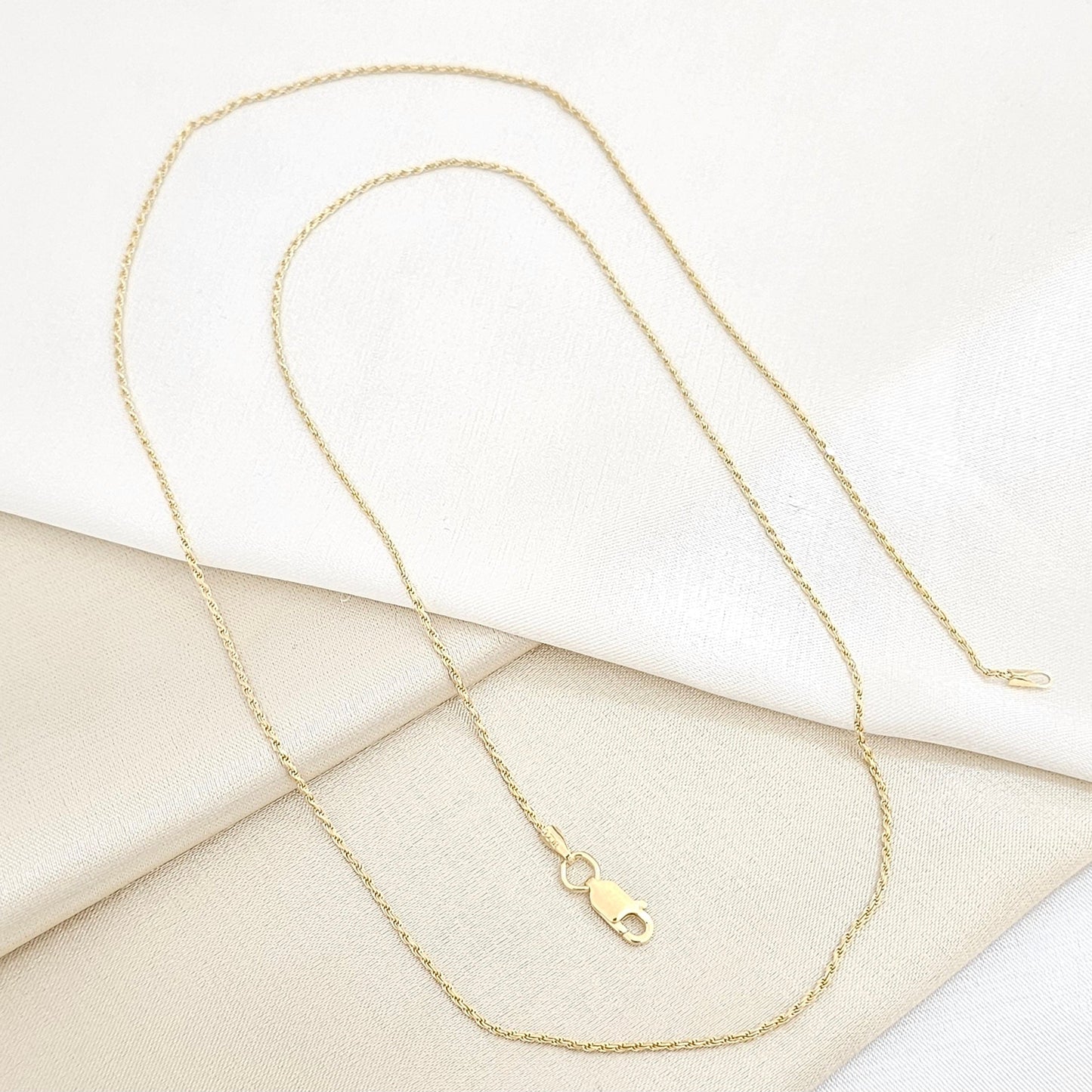 CADENA LAZITO IT 1 MM 65 CMS LAM 18K B/45203