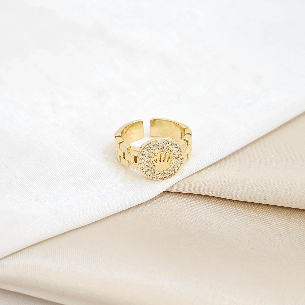 Anillo Royal Maze Ajustable Lam 18K Rf 13107