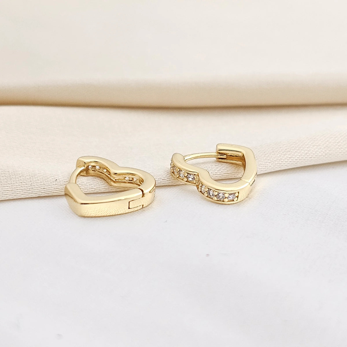 Arete Candonga Amare 12 Mm Lam 18K B/30064