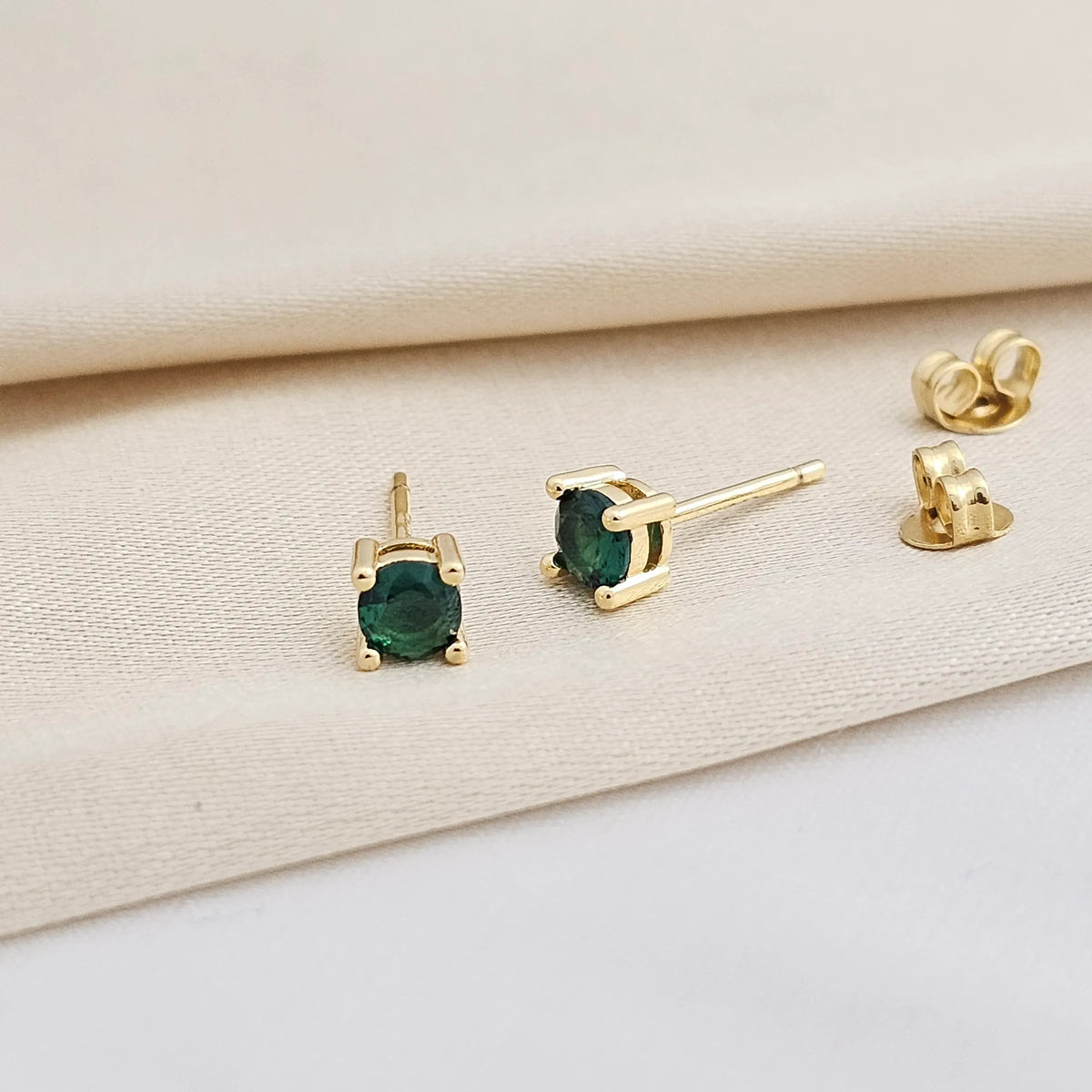 Arete Topo Dynasty 6Mm Lam 18K B/30006-Verde