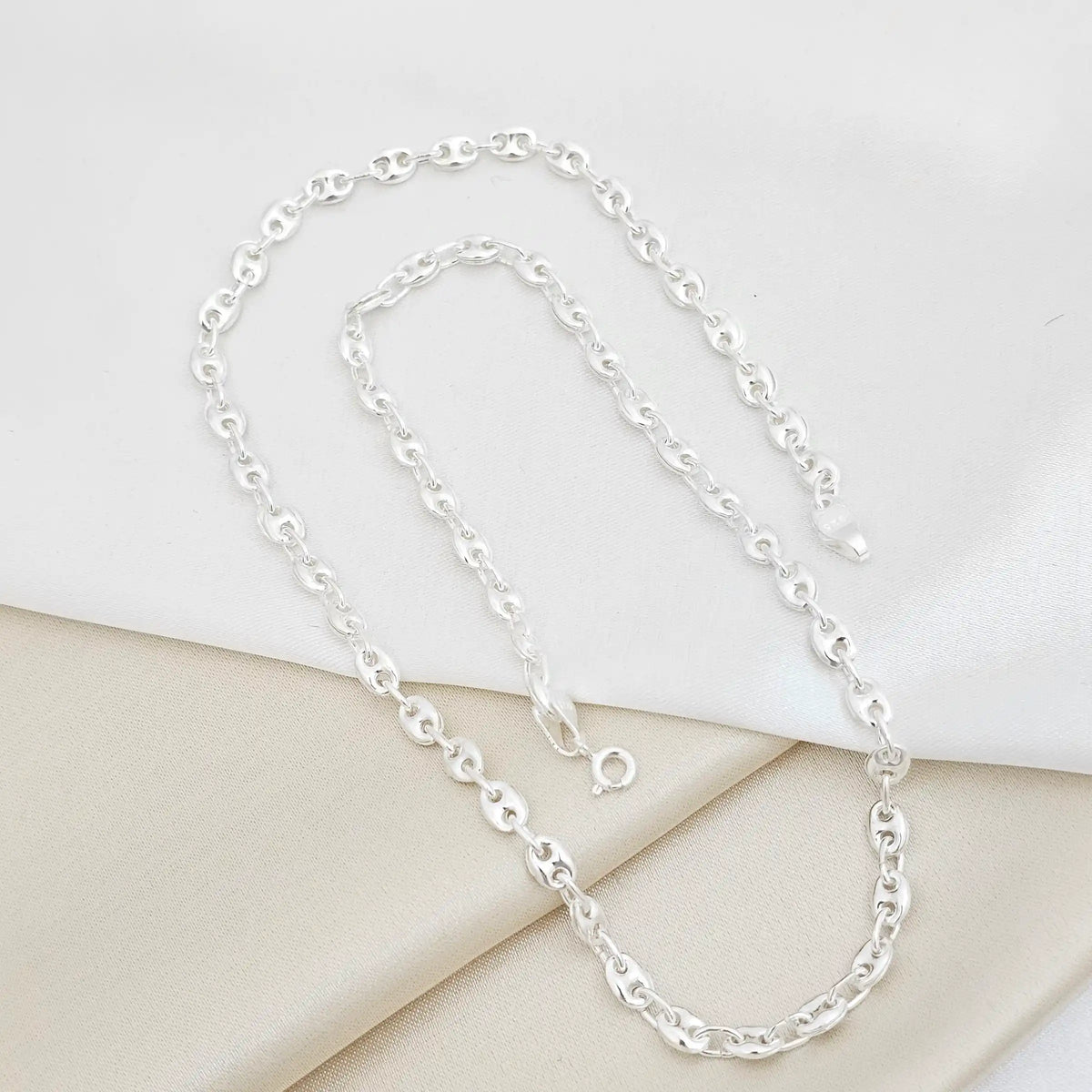 C Gucci 0,4 Mm 45 Cms Plata 925 Rf B/S-45036