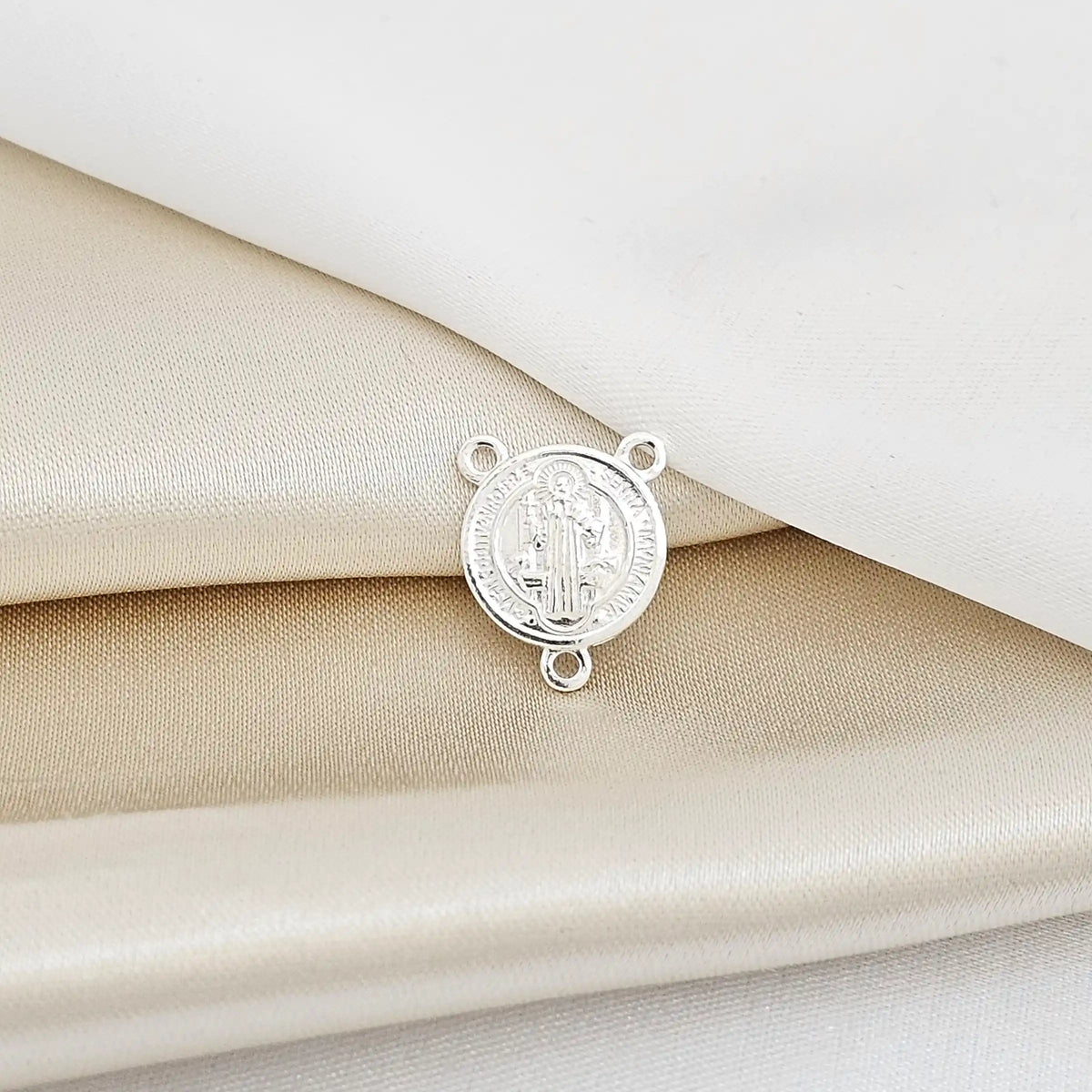 C San Benito 1,2 Cm Plata 925 Rf B/S-25008
