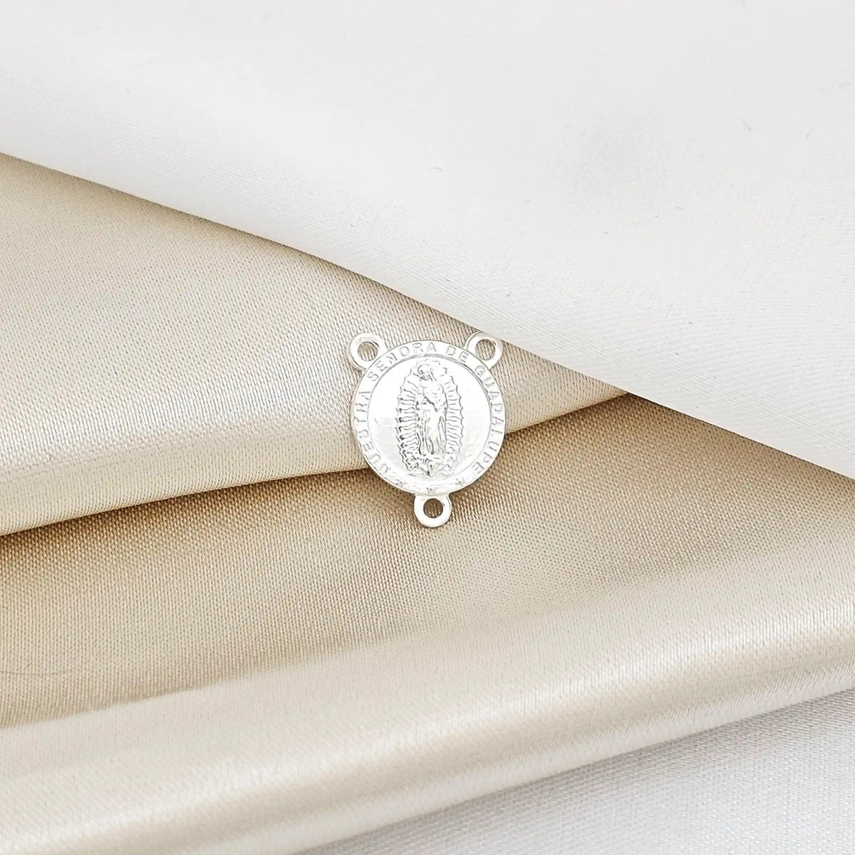 C Virgen De Guadalupe 1,2 Cms Plata 925 Rf B/S-25007