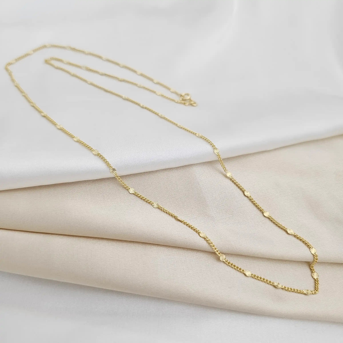 Cadena Cubana Sol 65Cms Lam18K - 43033