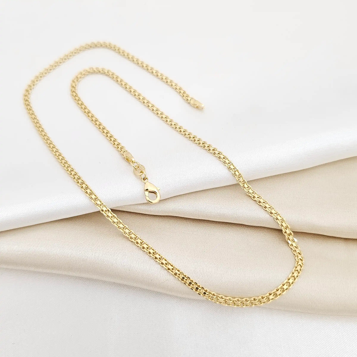 Cadena Tejido Chino 45Cm Lam 18K-43886