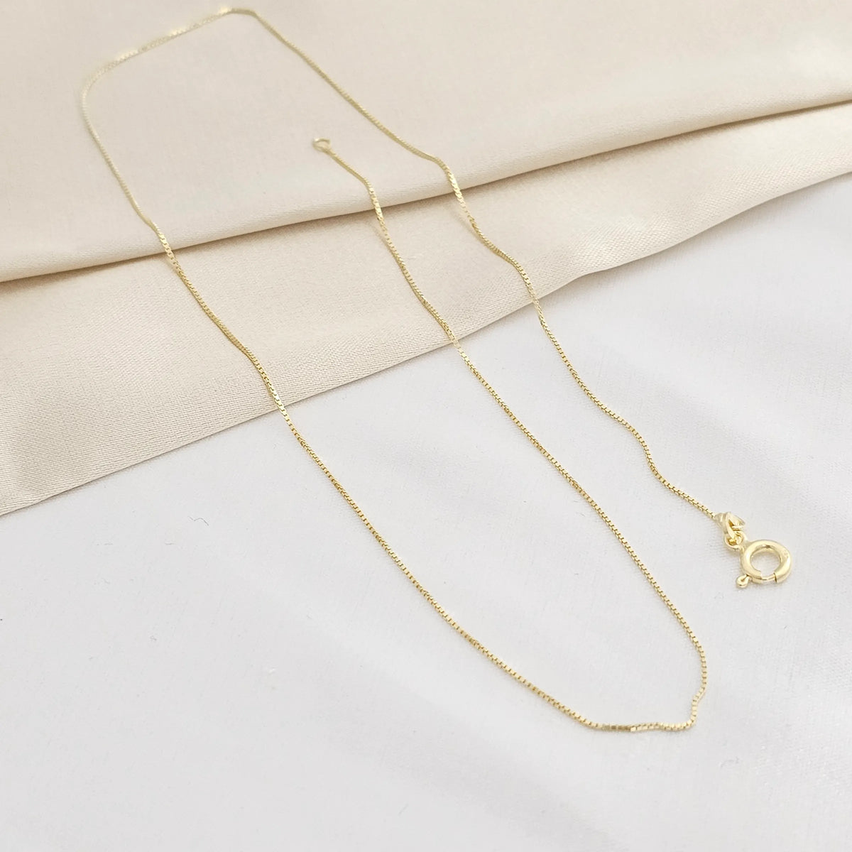 Cadena Veneciana It 0.64Mm 45 Cms Lam 18K B/45101