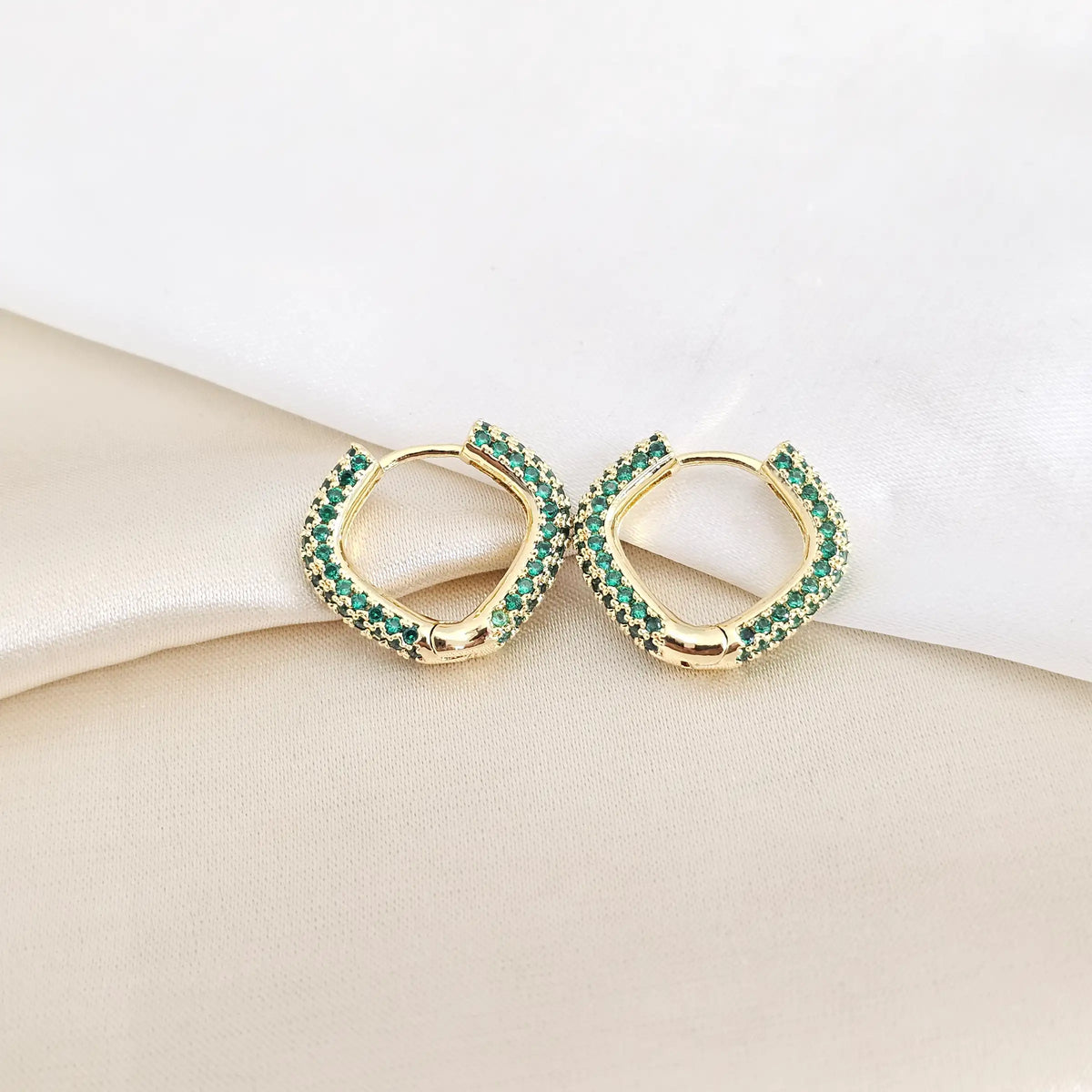 Candonga Rombo Dorado Circones Verdes Rf K7913