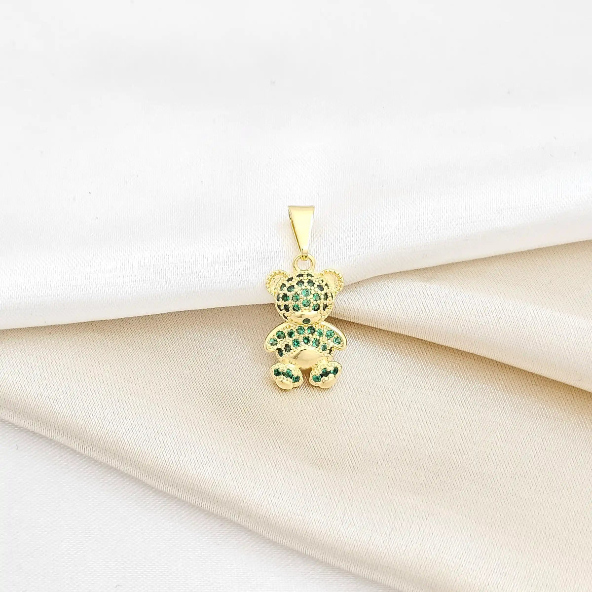 Dije Green Bear P Lam 18K - 23257 Verde