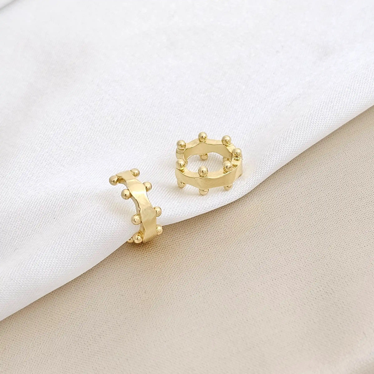 Earcuff Liso Balin Dorado Rf K3208