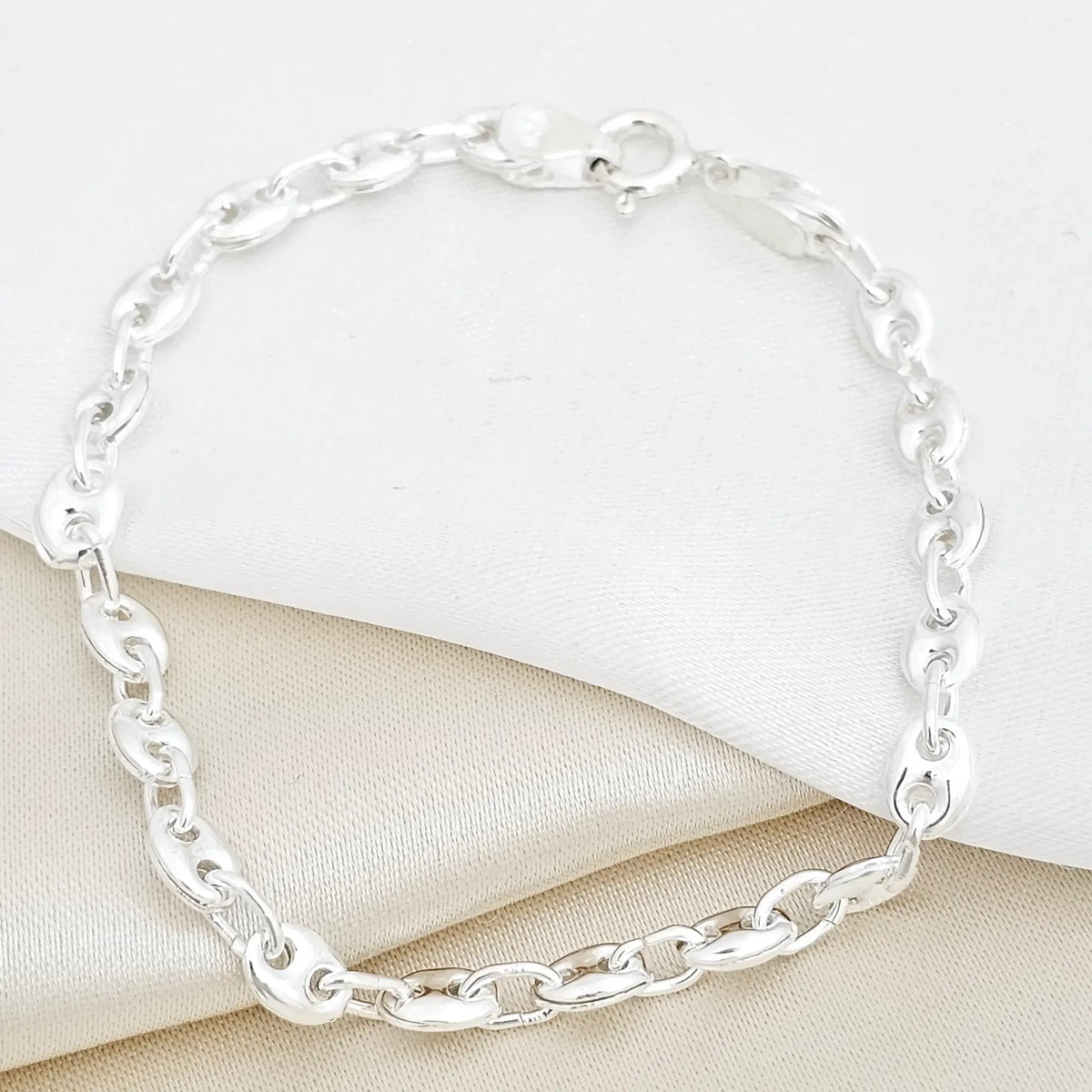 P Gucci 0,4 Mm 16 Cms Plata 925 Rf B/S-55006