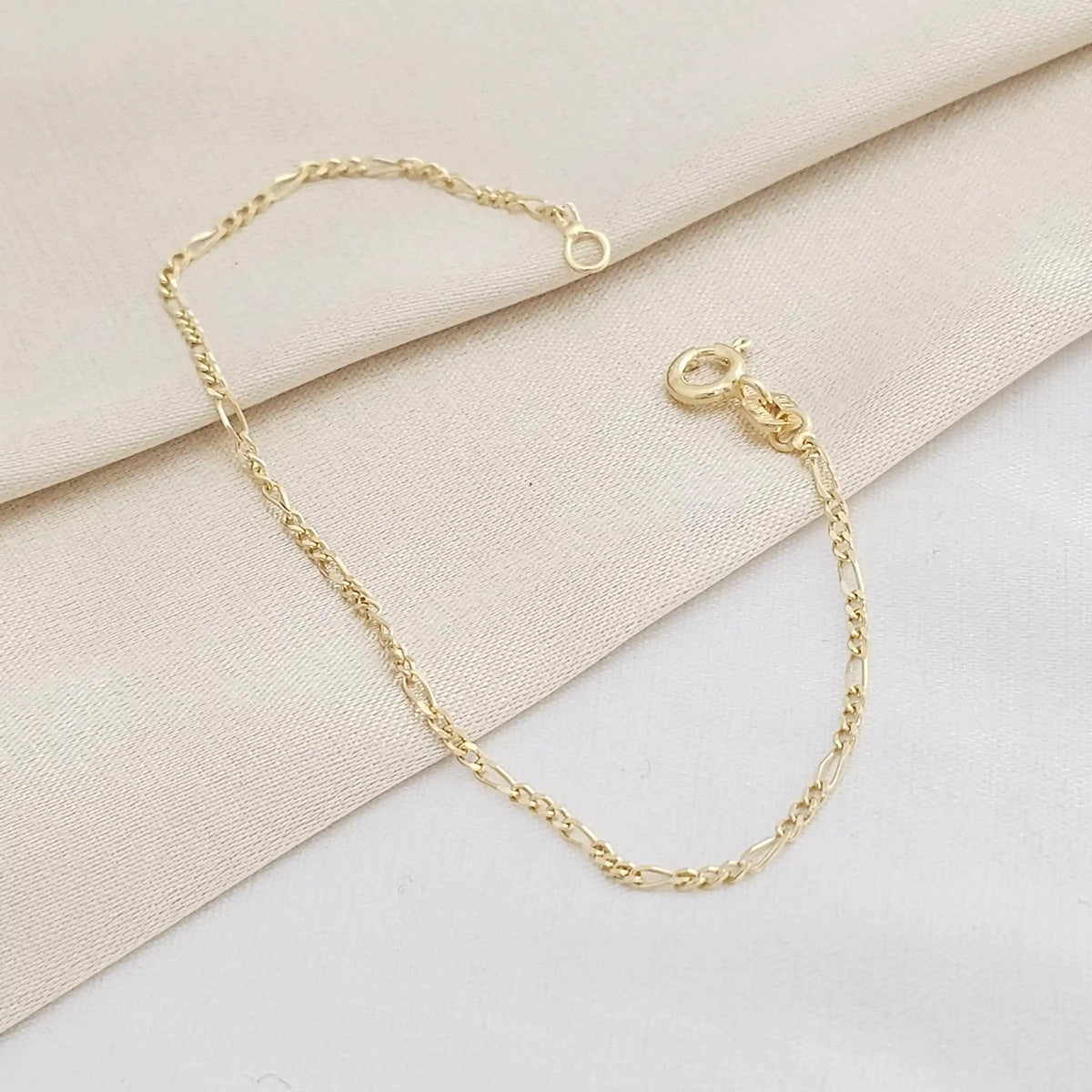 Pulsera 3*1 It 1.6 Mm 16Cms Lam 18K B/55121