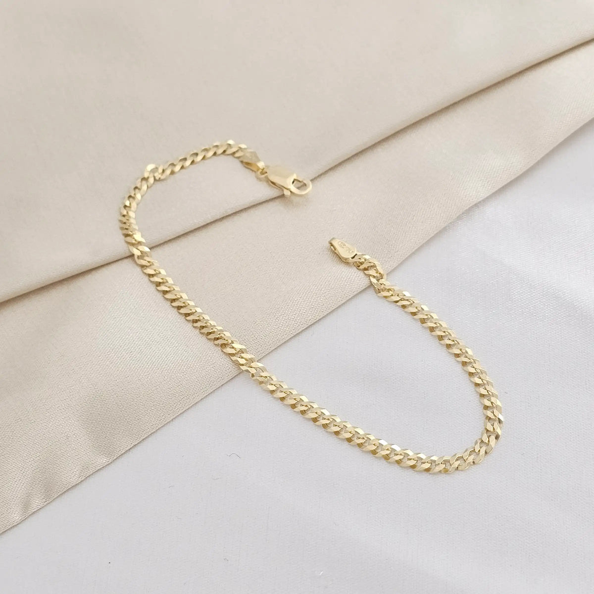 Pulsera Cuban Link It 3.1Mm 19 Cms Lam 18K B/56032