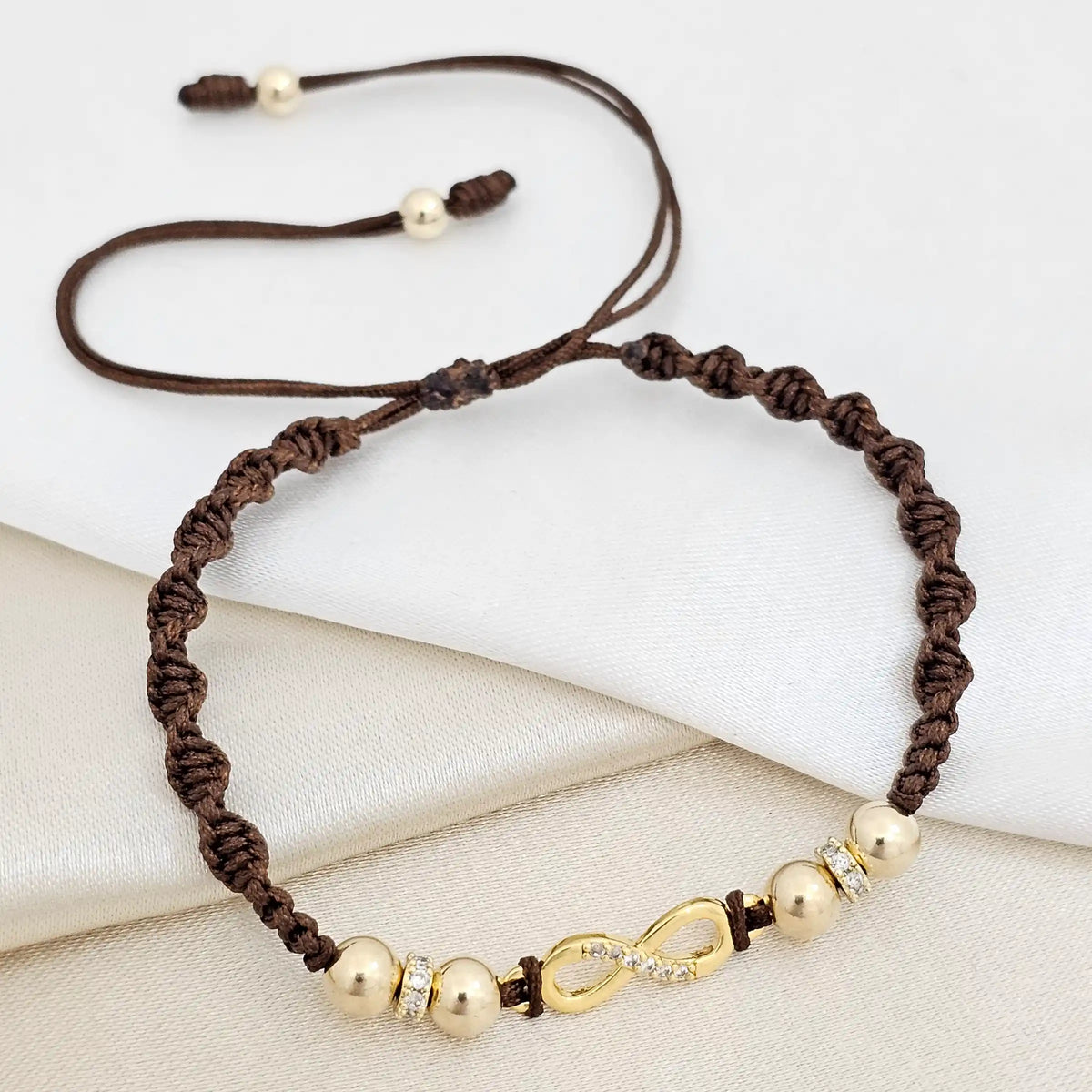 Pulsera Gold # 5 Herraje Infinito Cafe