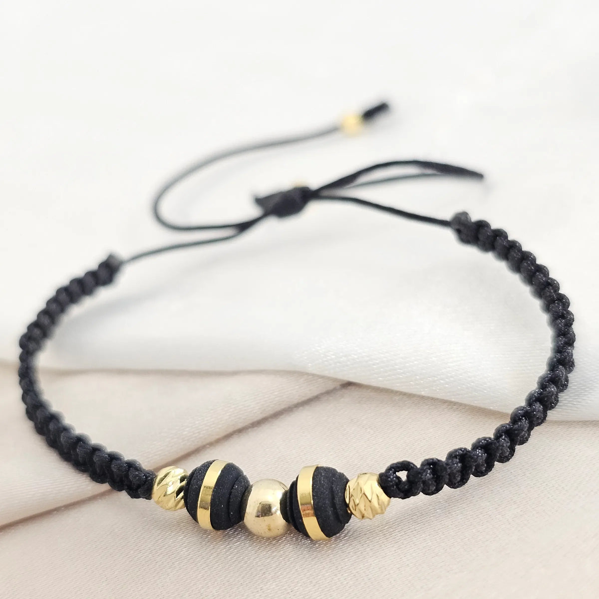 Pulsera Gold # 5 Italy # 4 Negra