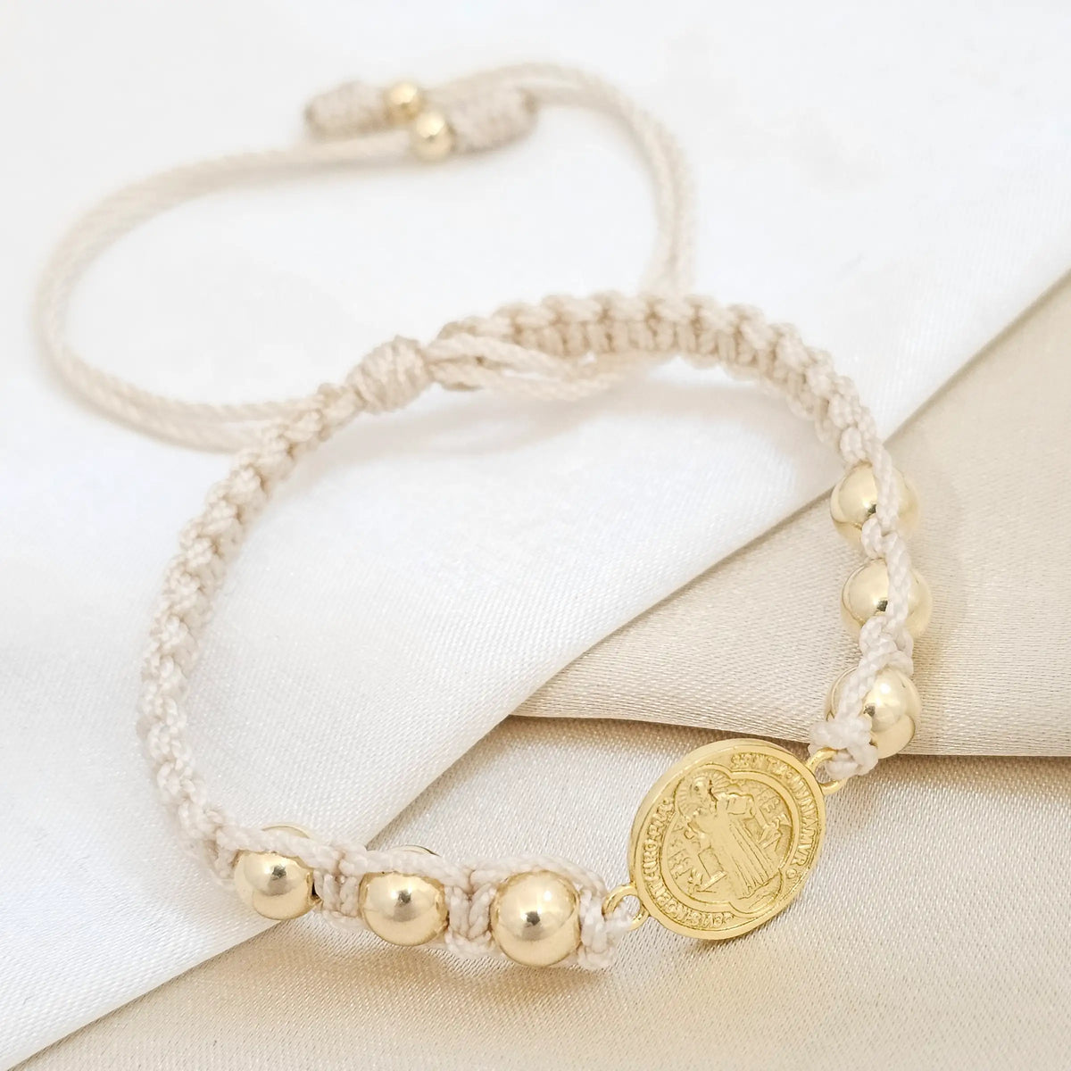Pulsera Gold # 6 Herraje San Benito Beige