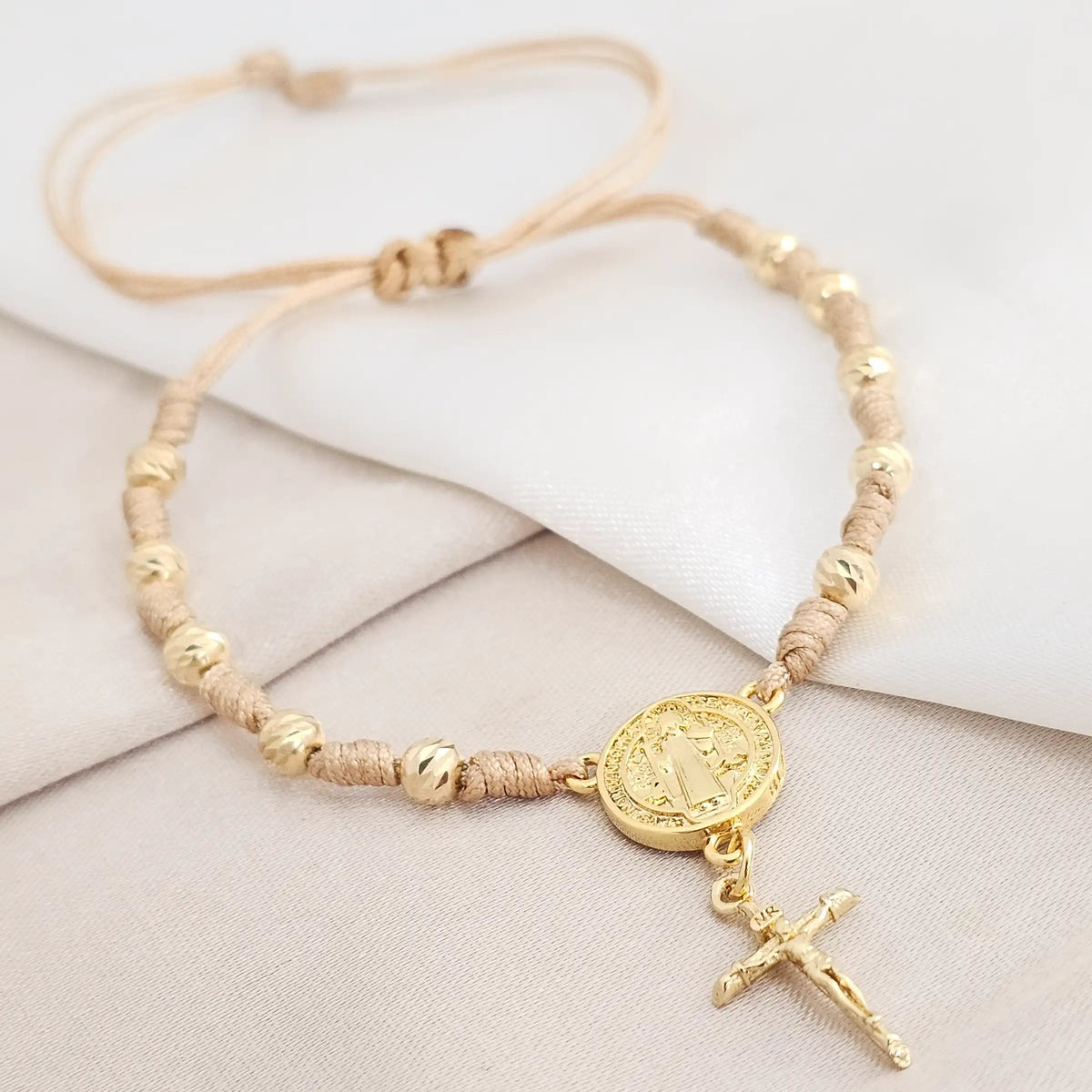 Pulsera Gold Denario Italy It #4 Beige