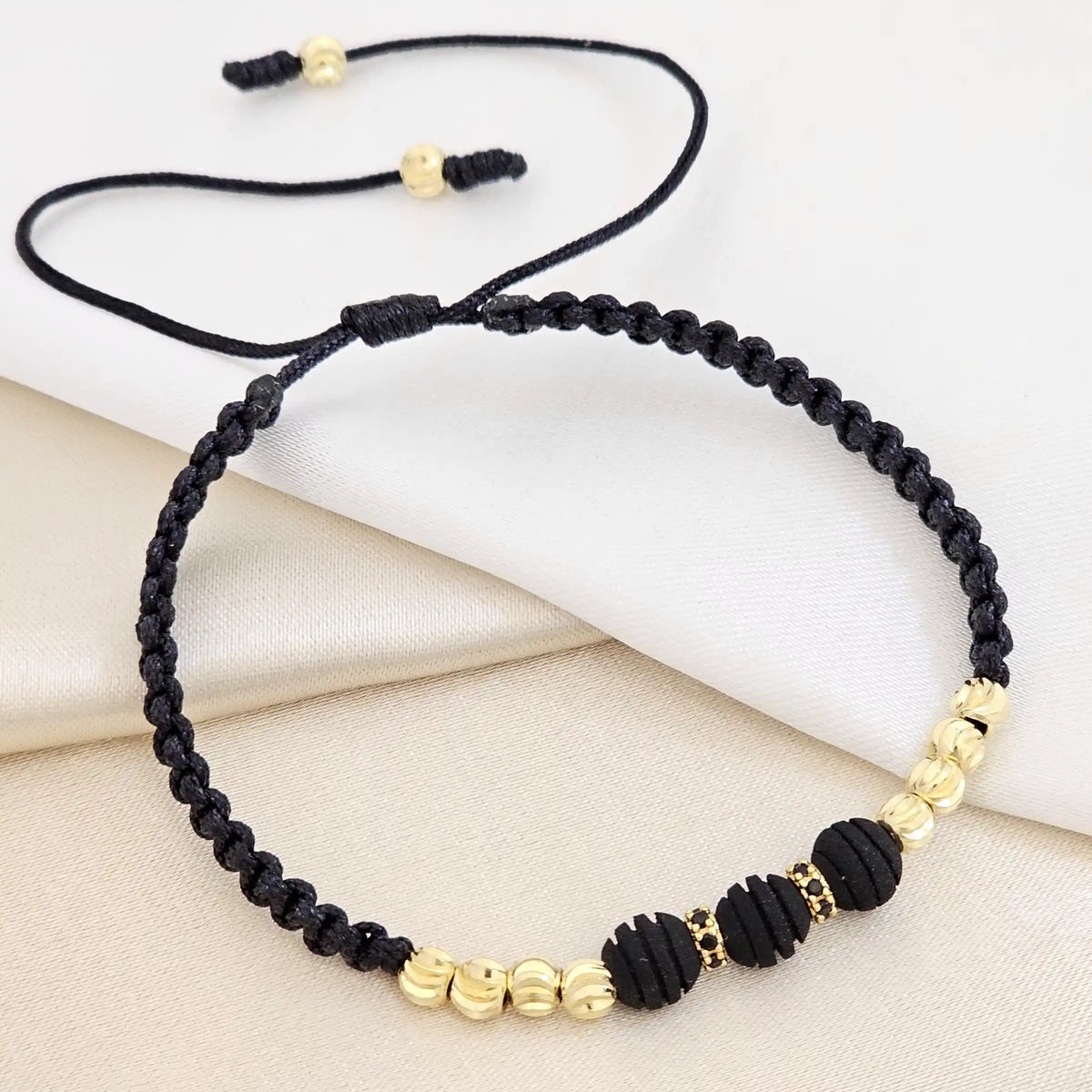 Pulsera Gold H Rondel 4Mm B. Italiano # 4 Neo Ranurado #6