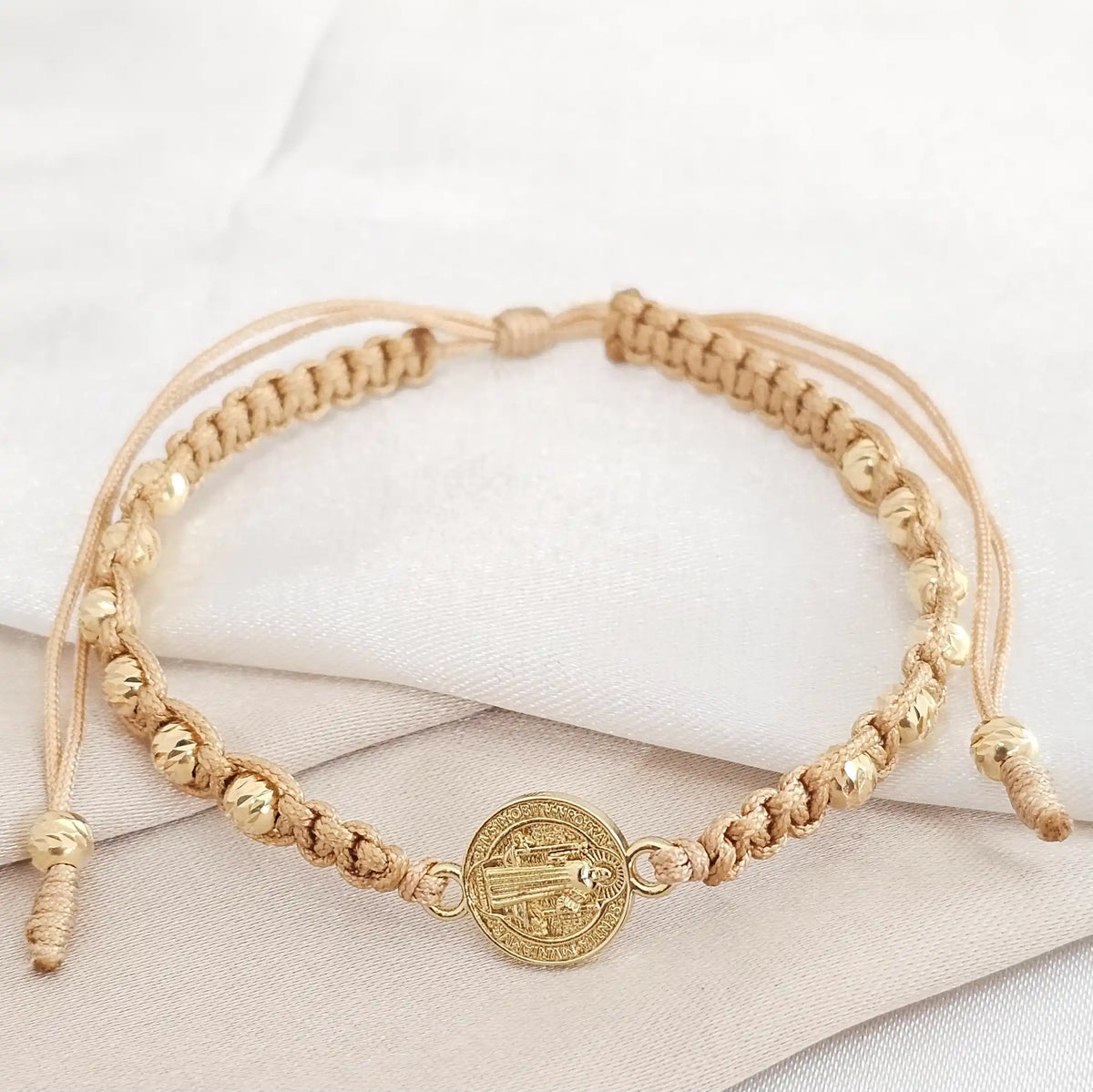 Pulsera Gold Herraje San Benito Italy It # 4 Beige