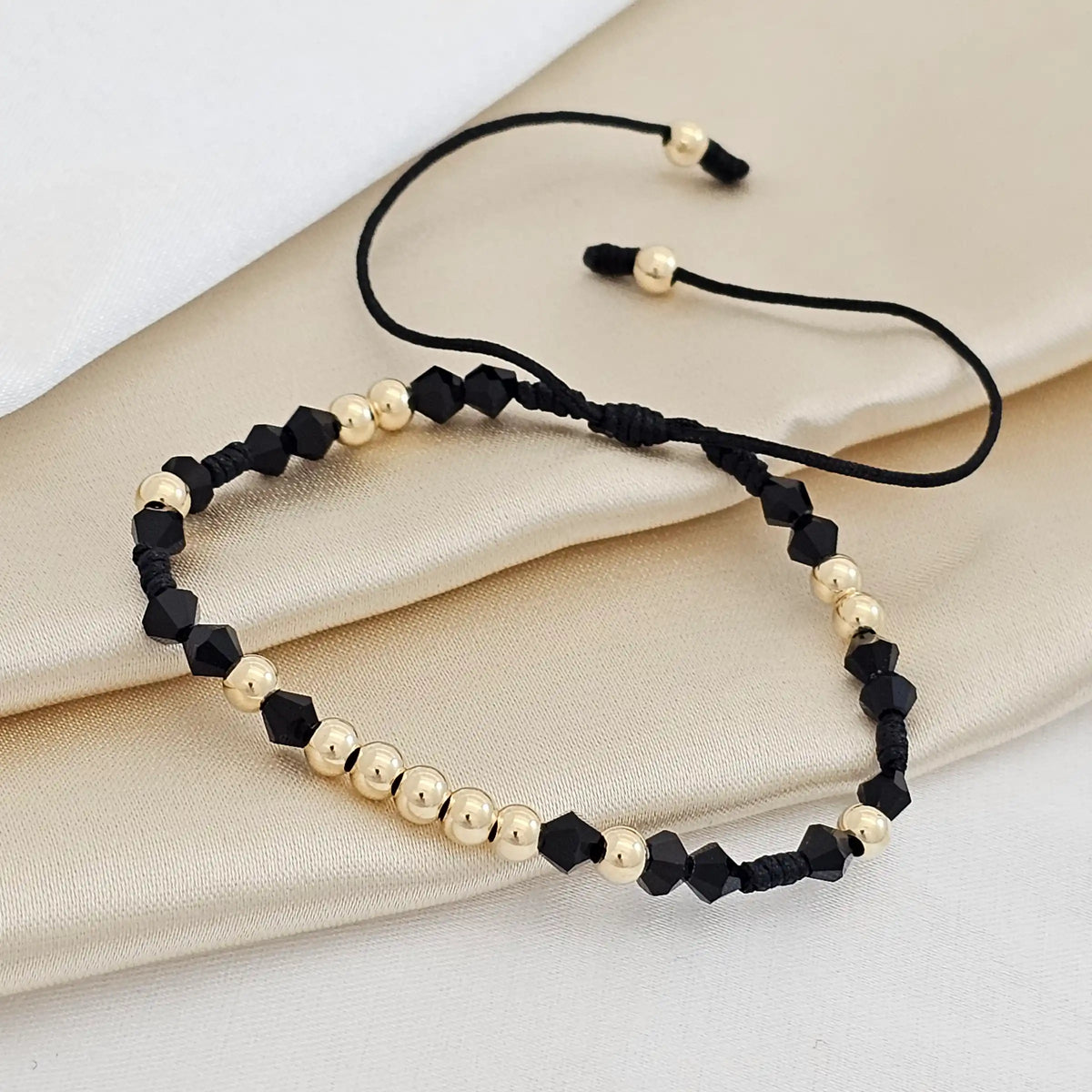 Pulsera Gold Preciosa # 4 Negra