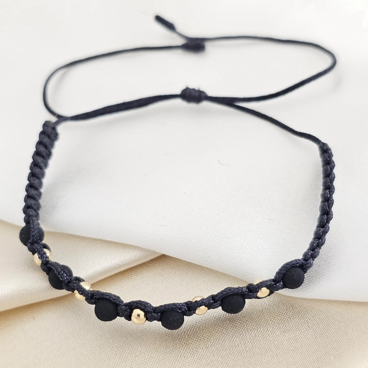 Pulsera Gold Sencilla # 3 Neopreno Liso #4 Negro