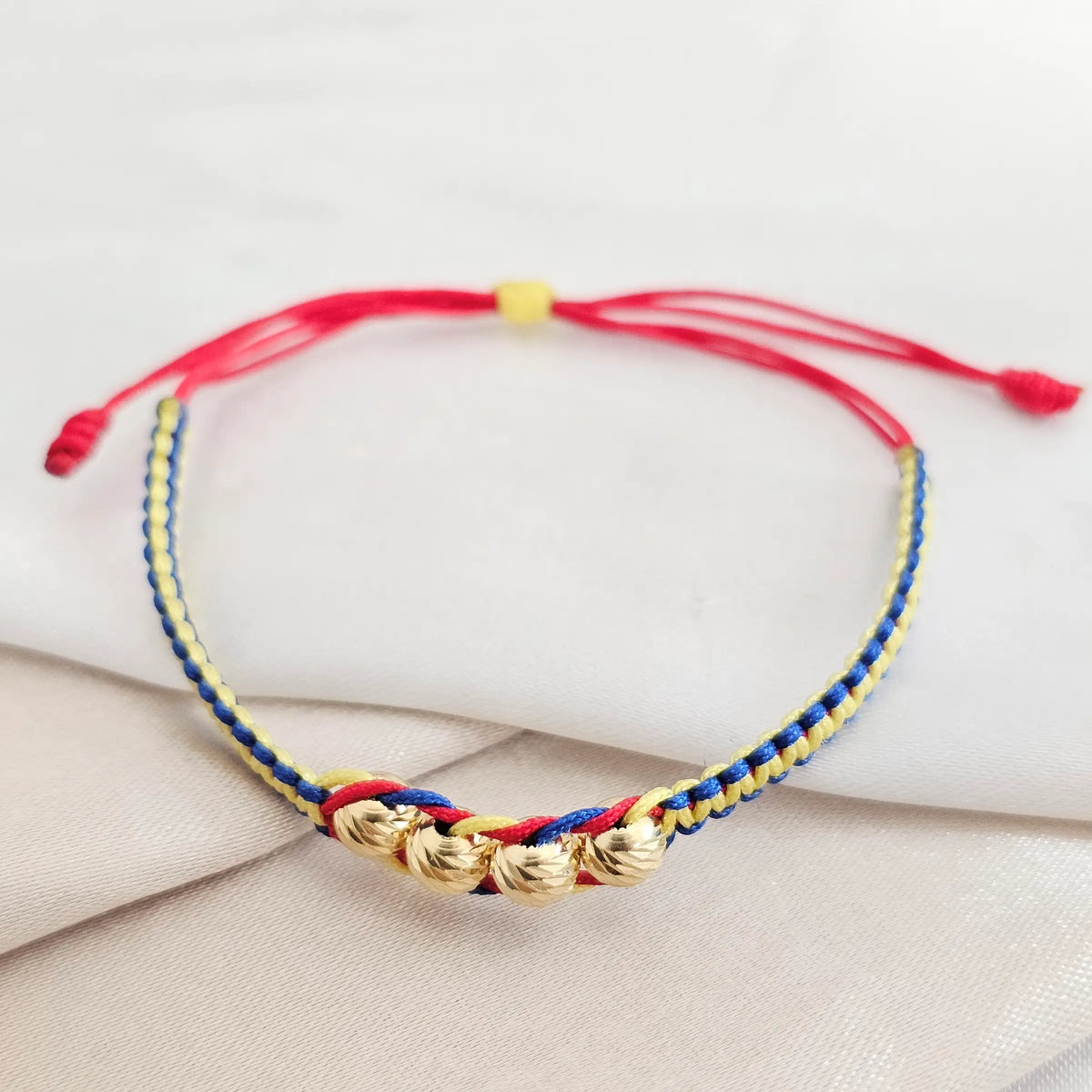 Pulsera Gold Tejido Viral Seleccion Colombia Italy It #5