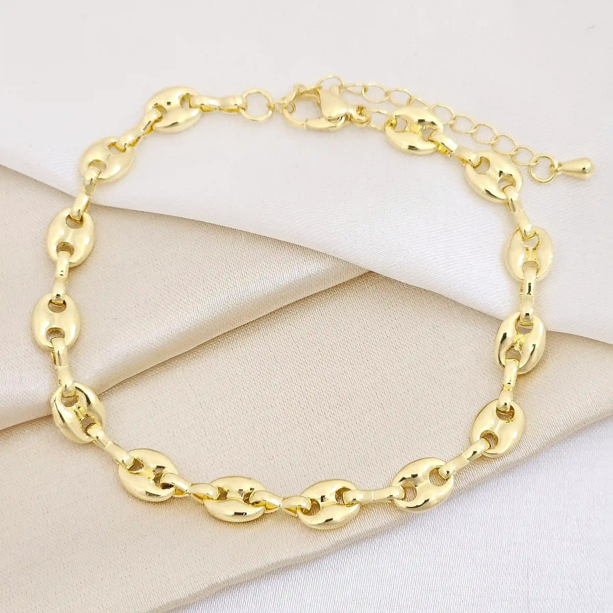 Pulsera Gu??I 6Mm Con Extensor Dorado Rf K7555