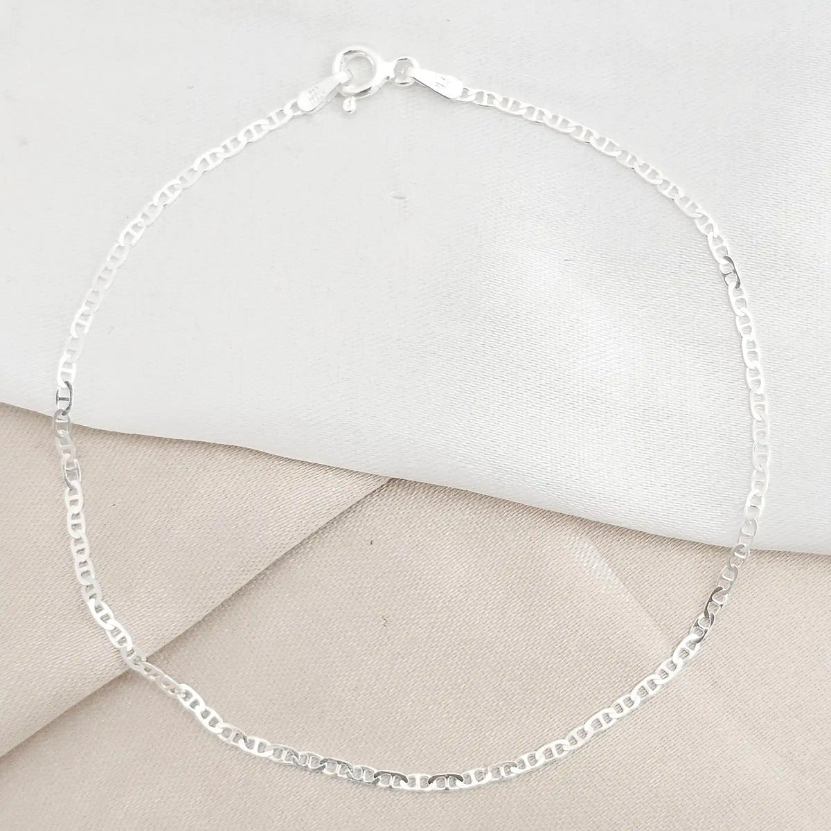 Pulsera Marine 1.5 Mm 19.5 Cms Plata B/S/55062/Cont