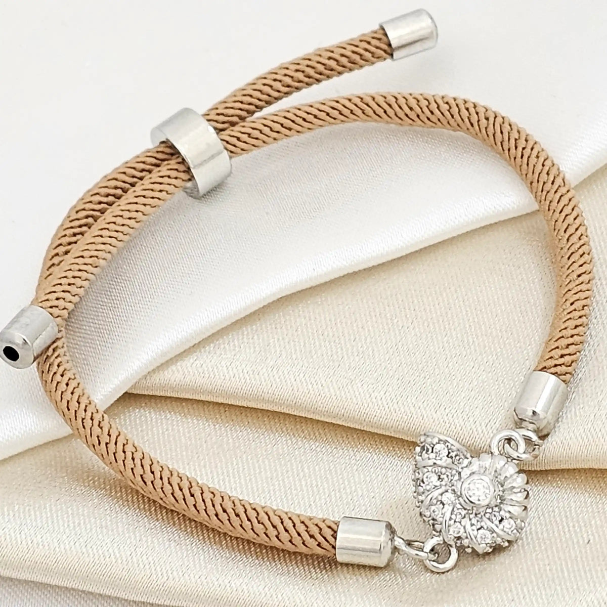 Pulsera Marron C /Herraj Caracol Plat
