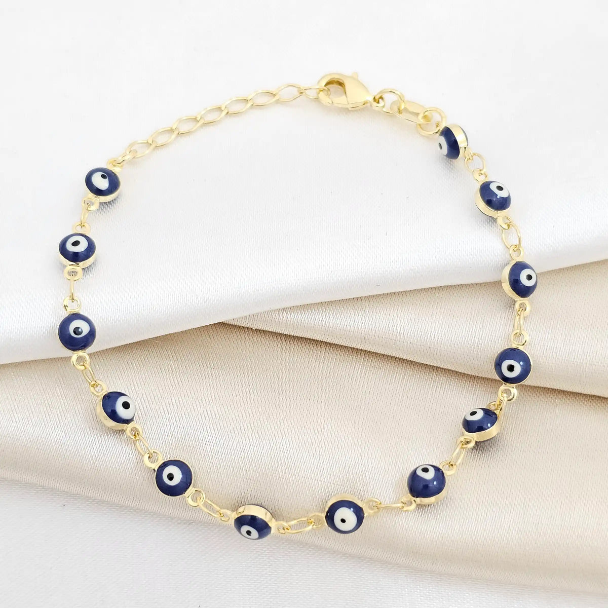 Pulsera Ojo Turco 16Cms + Ext Lam18K-54051