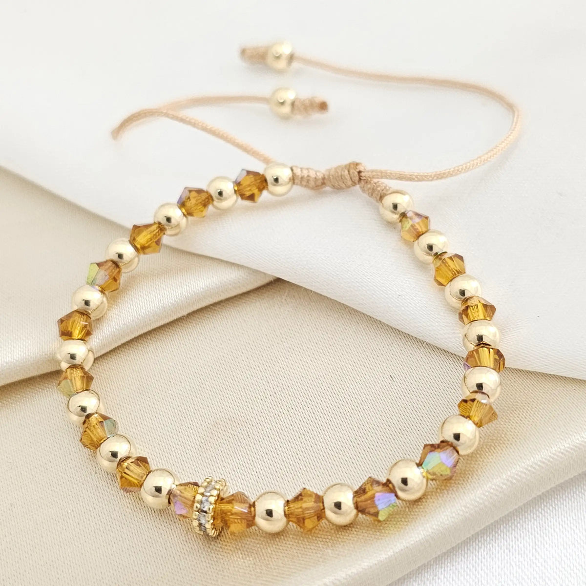 Pulseragold # 4 Preciosa -Circon Beige