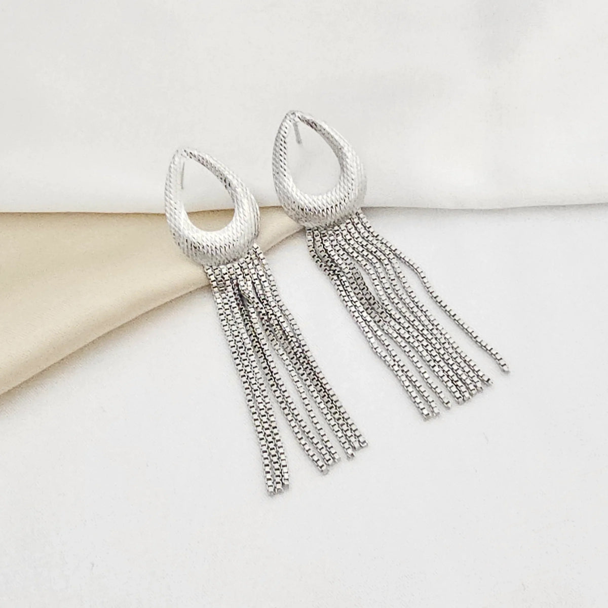 Topo Cadenas Venecianas Plateado Rf K2458