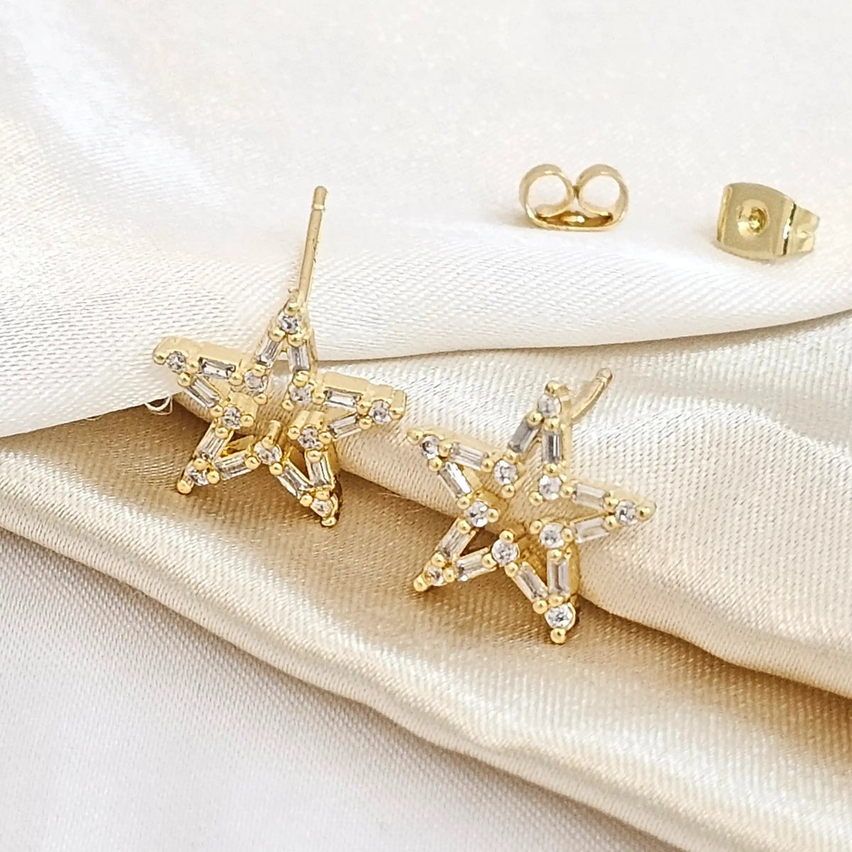 Topo Estrella Mediana Circones Dorado Rf K4549