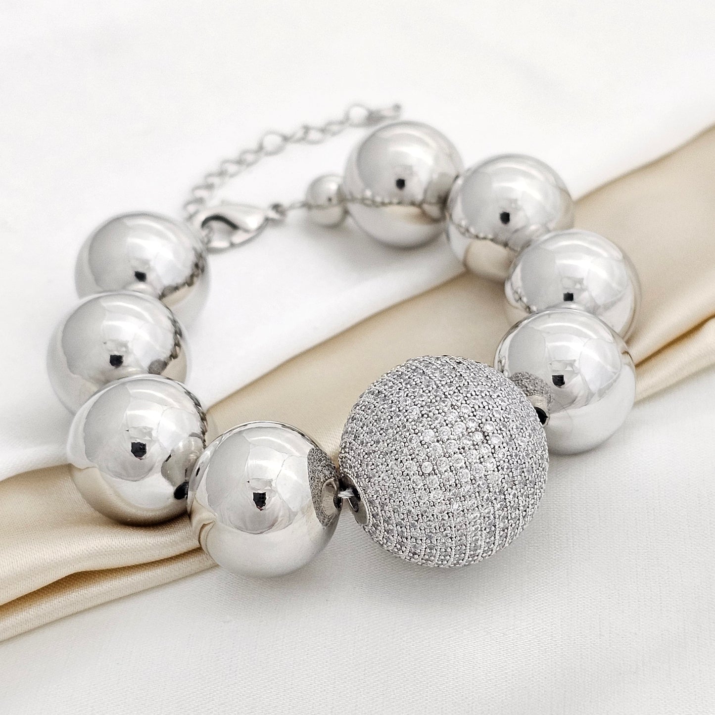 PULSERA BALIN # 16 CIRCON PLATEADO RF K1881