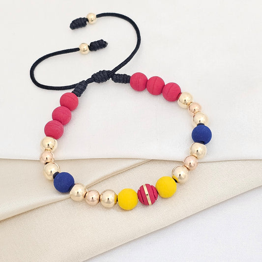PULSERA GOLD COLOMBIA # 5,7 ROS # 6 NEOP LISO