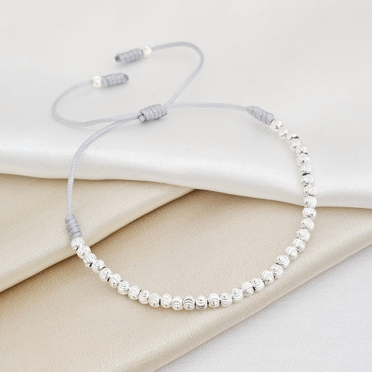 PULSERA GOLD ITALIANO # 3 PLATA GRIS