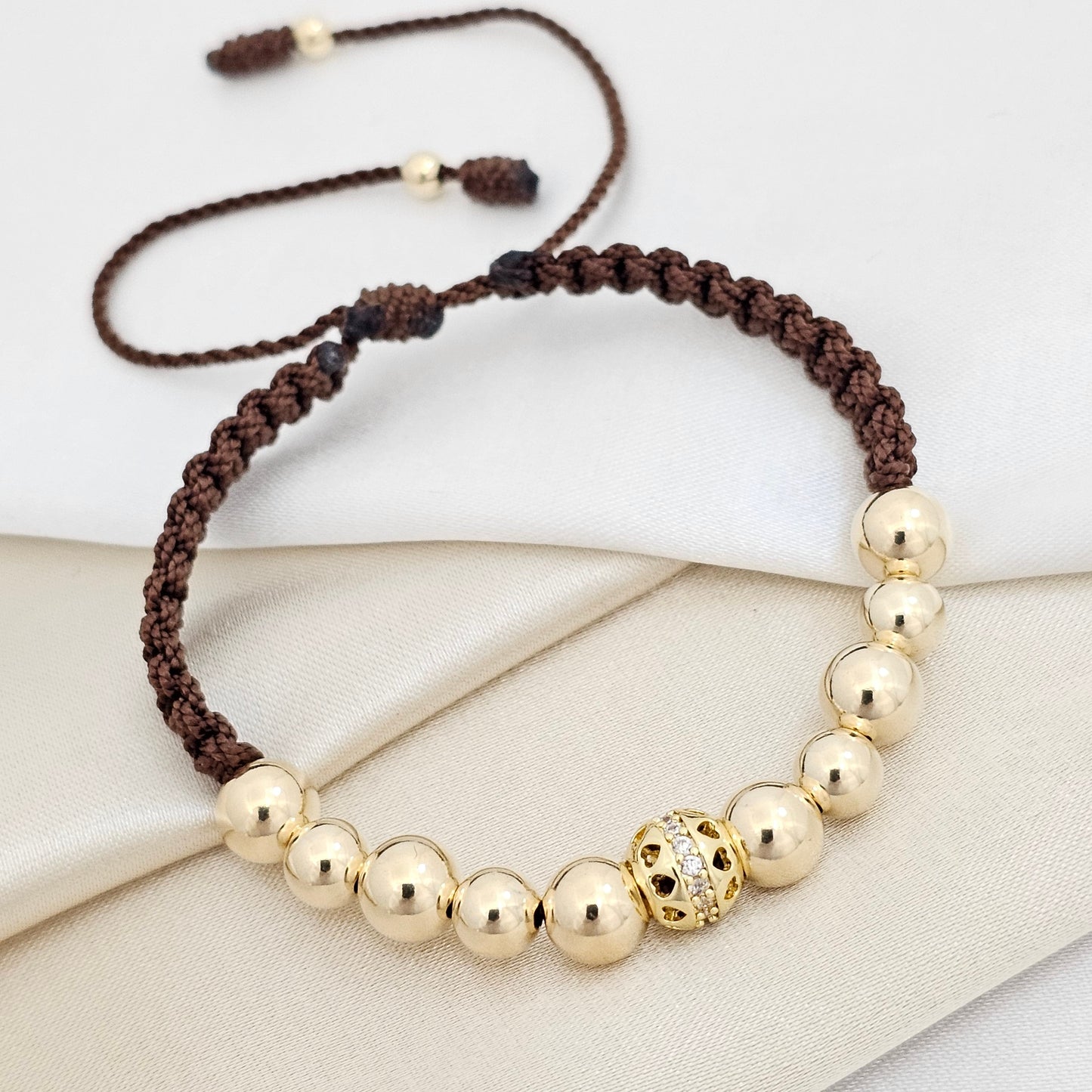 PULSERA GOLD # 6 # 7 HERRAJE LOVE CAFE