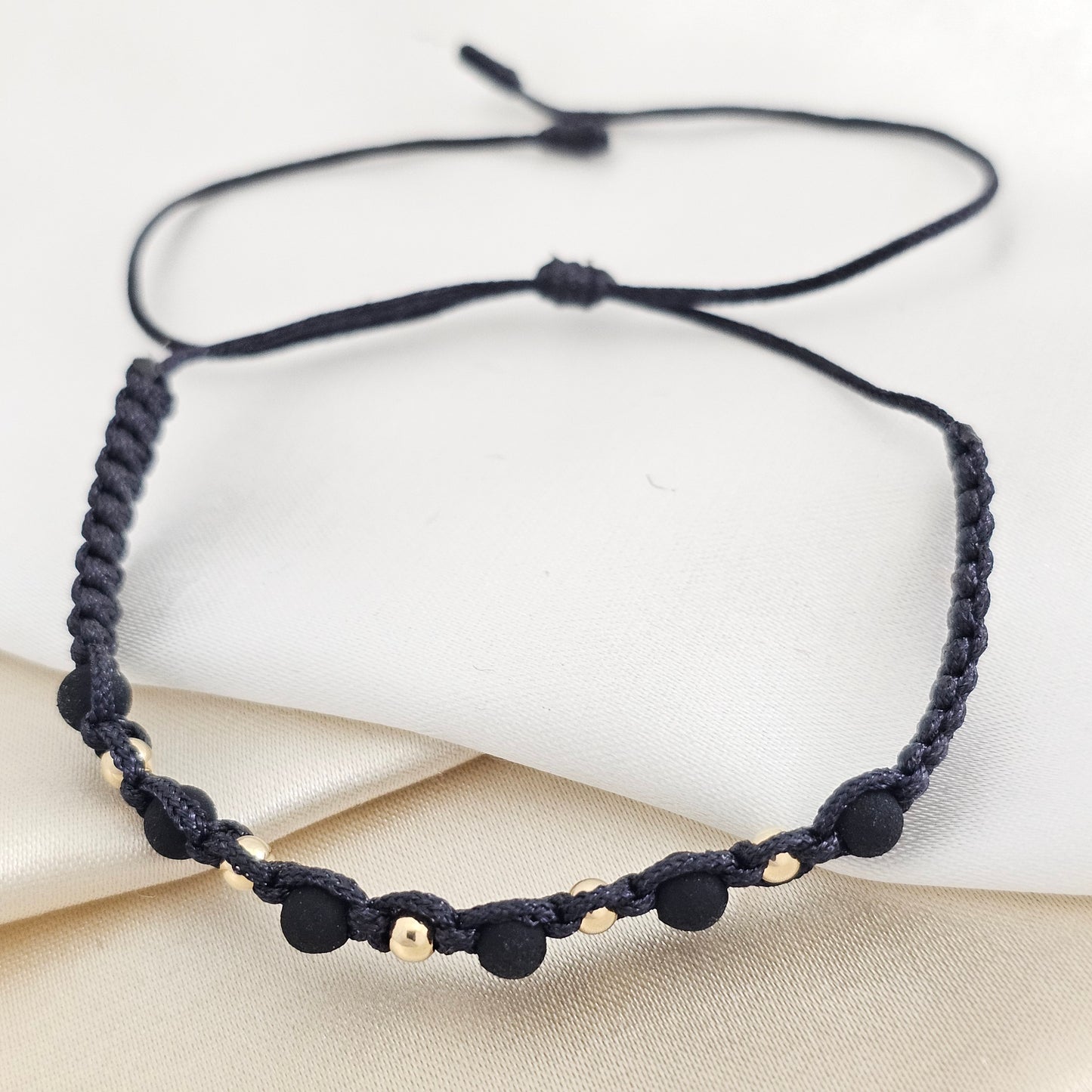 PULSERA GOLD SENCILLA # 3 NEOPRENO LISO #4 NEGRO