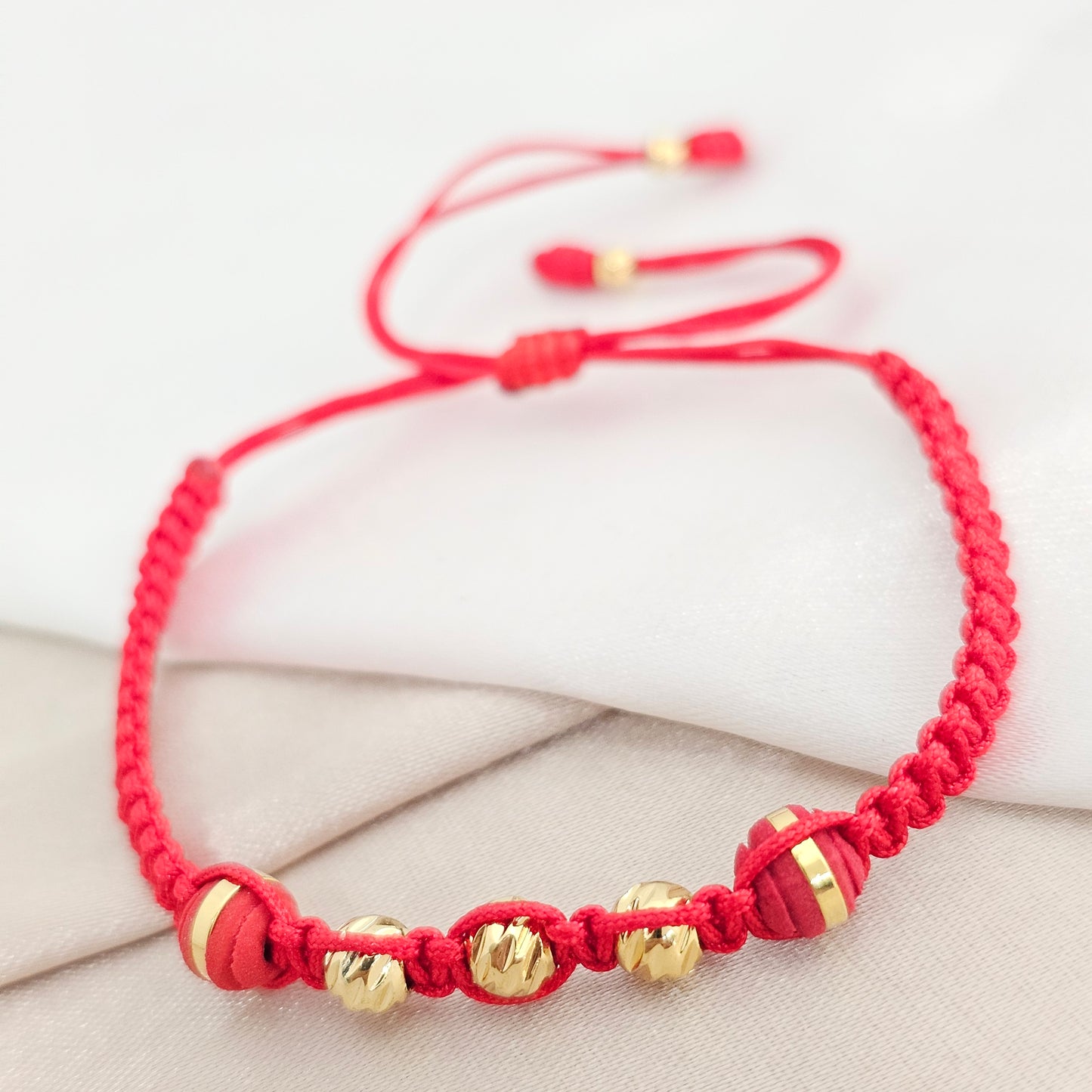 PULSERA GOLD # 3 , 5 NEOP ROJA