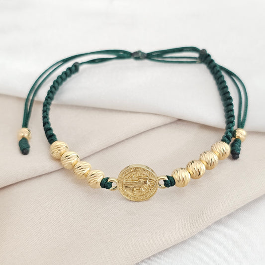 PULSERA GOL HERRAJE SAN BENITO ITALY IT #5 VERDE