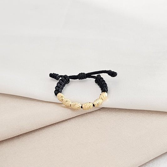 ANILLO GOLD BARRIL ITALY IT #3 NEGRO