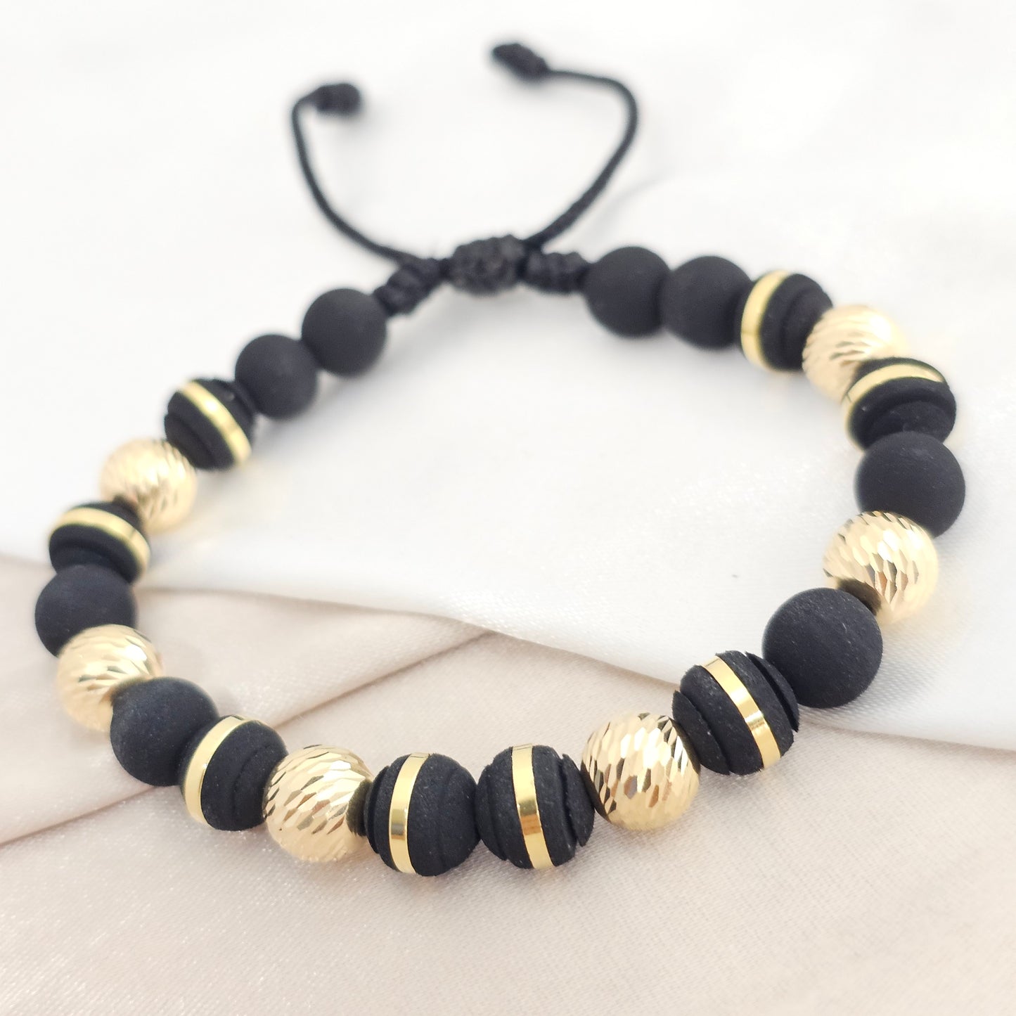 PULSERA GOLD ITALY IT #8 NEOPRENO GOLD #8 NEGRO
